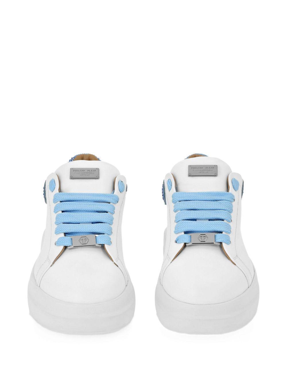 crystal-detail platform sneakers Product Image