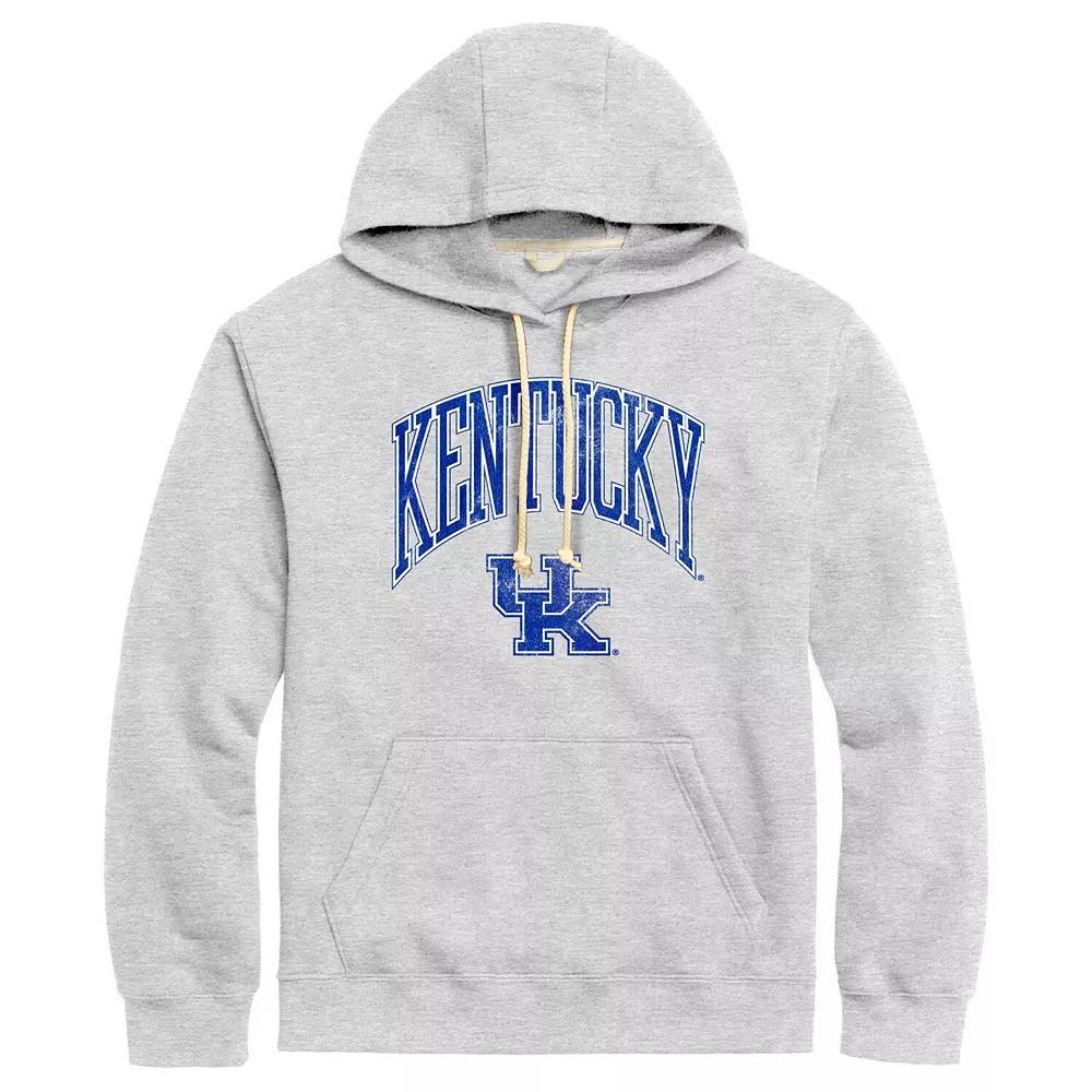 Men's League Collegiate Wear  Heather Gray Kentucky Wildcats Tall Arch Essential Pullover Hoodie, Size: Large, Grey Product Image