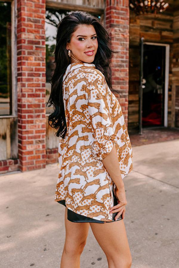 Fiercely In Love Oversized Button Up Product Image