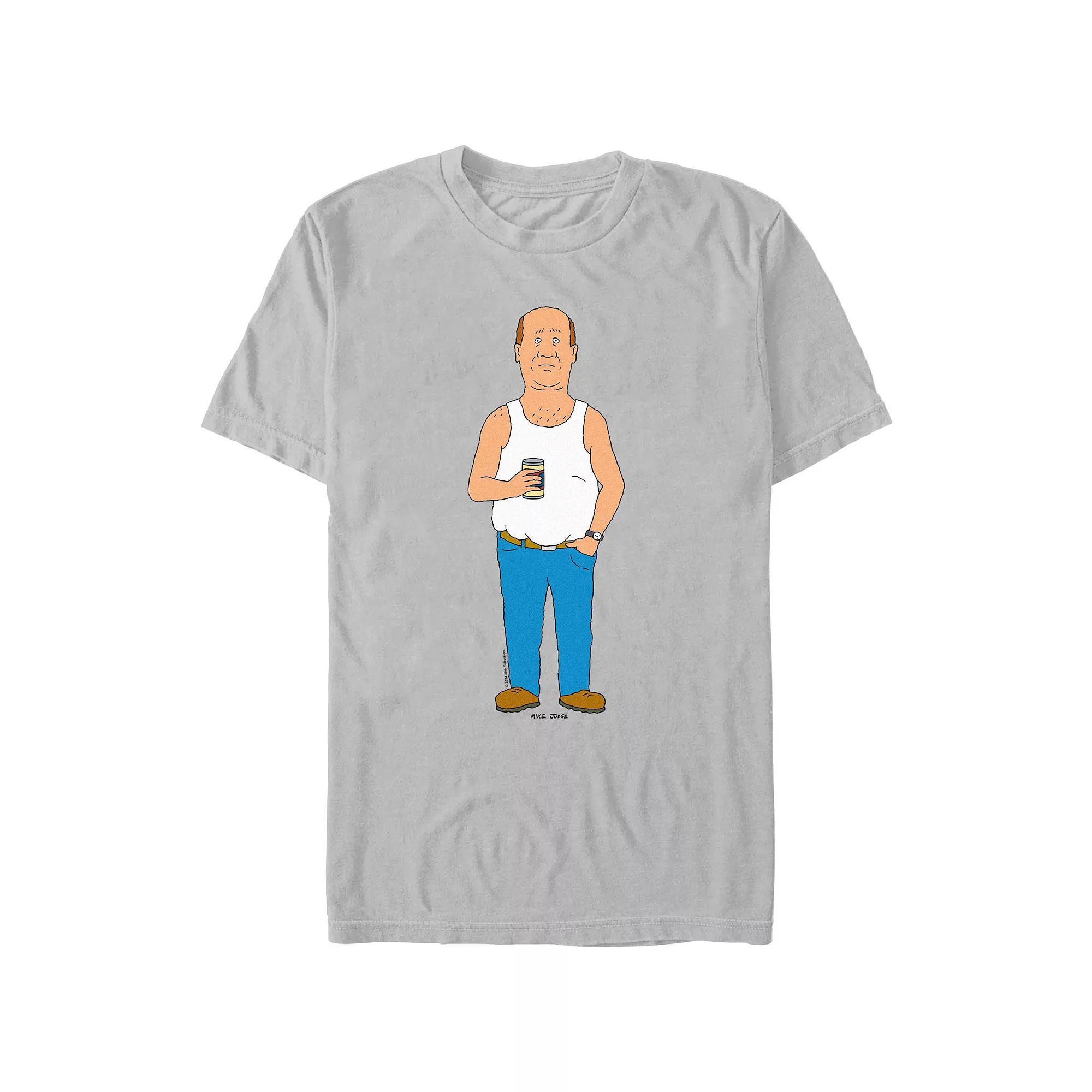 Men's King Of The Hill Bill Poster Graphic Tee, Size: Small, Silver Product Image