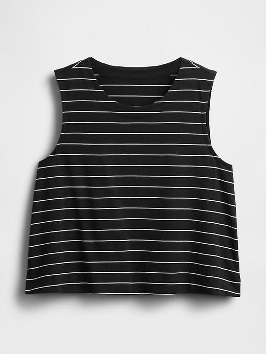 Heavyweight Organic Cotton Cropped Shell Tank Top Product Image