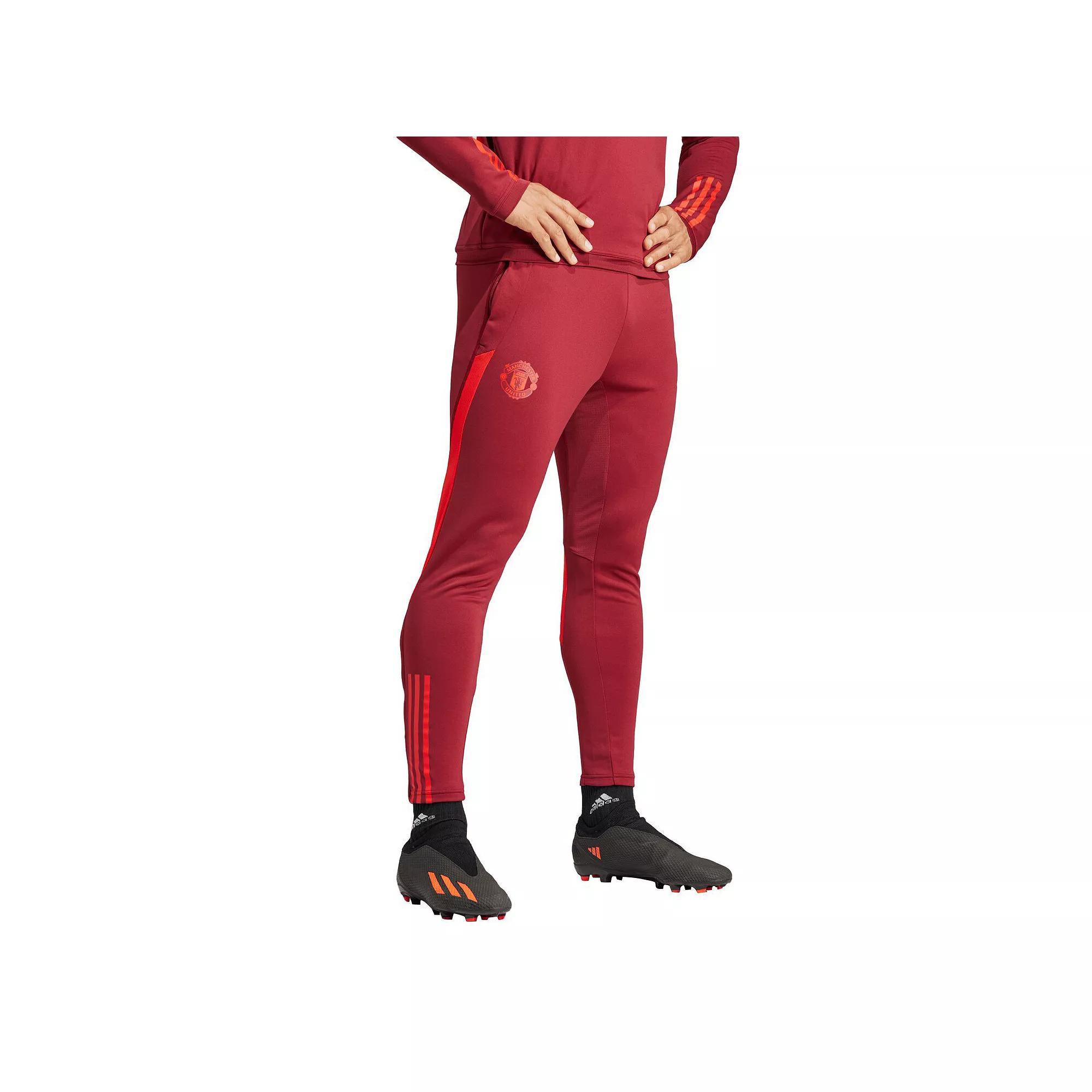 Mens adidas Red Manchester United 2023/24 AEROREADY Training Pants Product Image