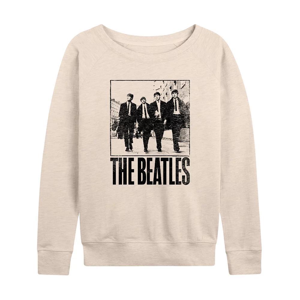Womens The Beatles Vintage French Terry Long Sleeve Tee Product Image