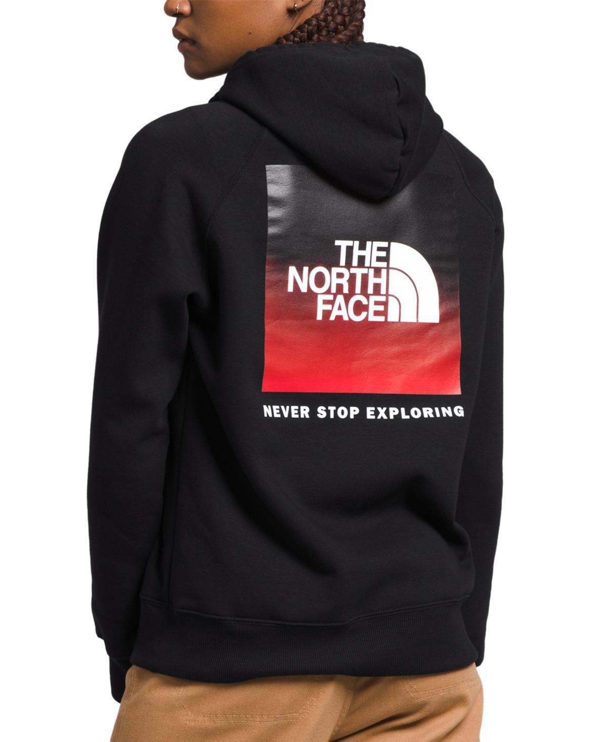 The North Face Box NSE Pullover Hoodie (TNF /Dragonfruit) Women's Sweatshirt Product Image