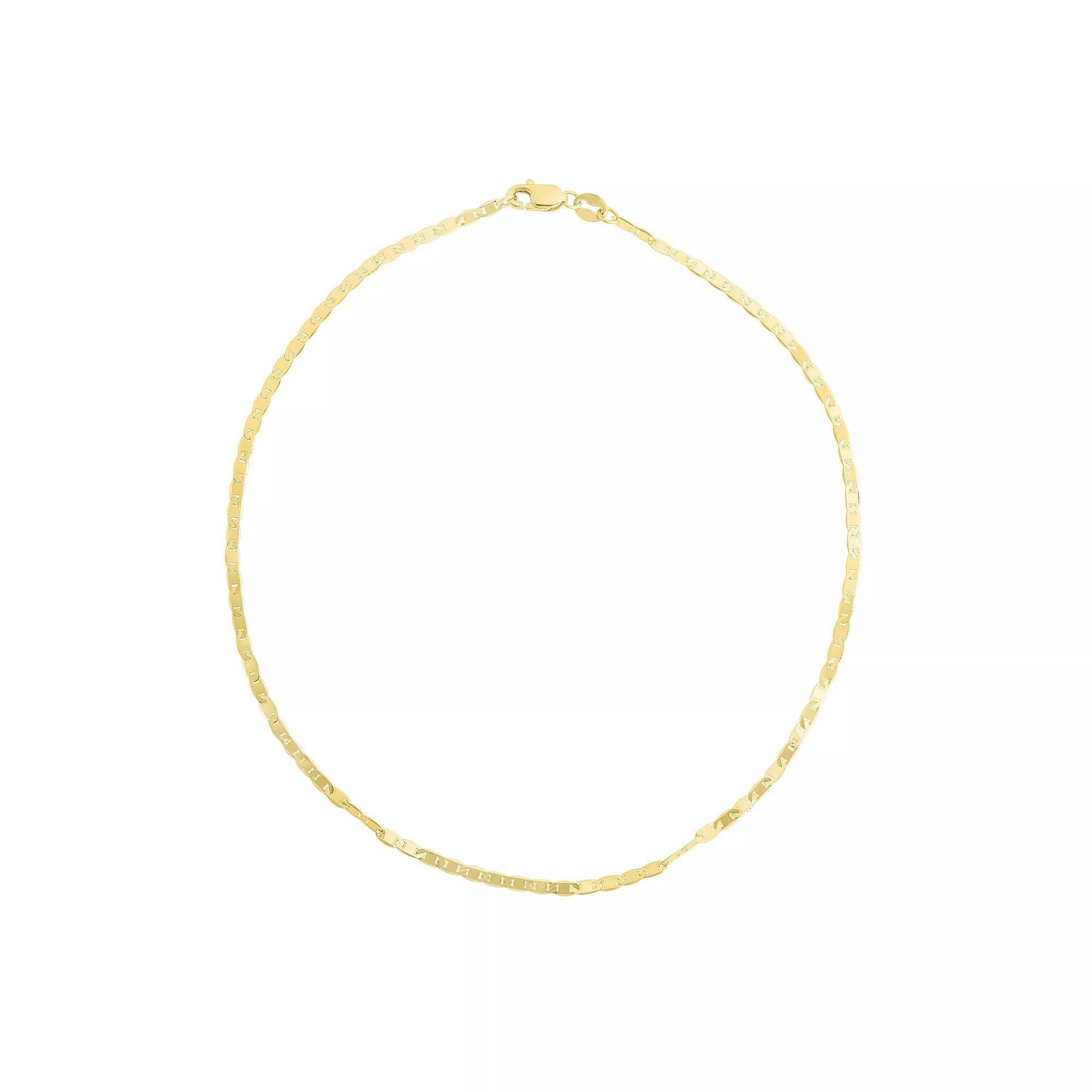 10k Gold Mariner Bracelet, Women's, Size: 7" Product Image
