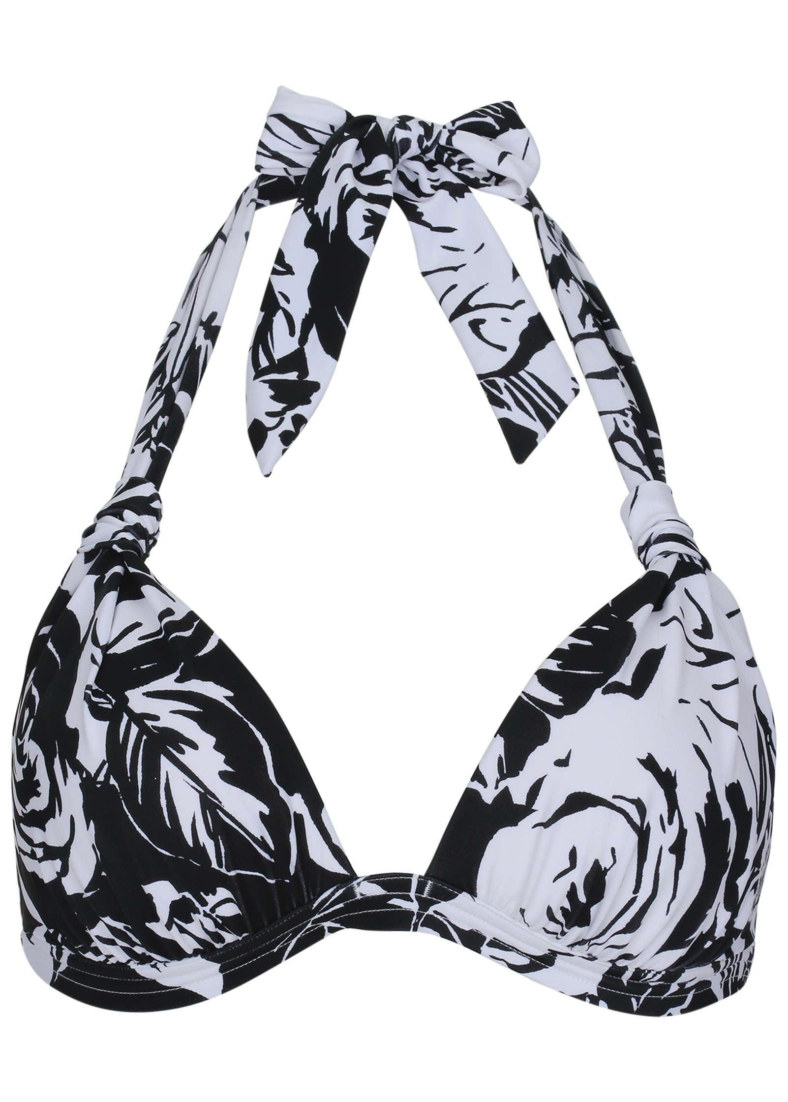 Goddess Enhancer Push-Up Top - Inverted Roses Product Image
