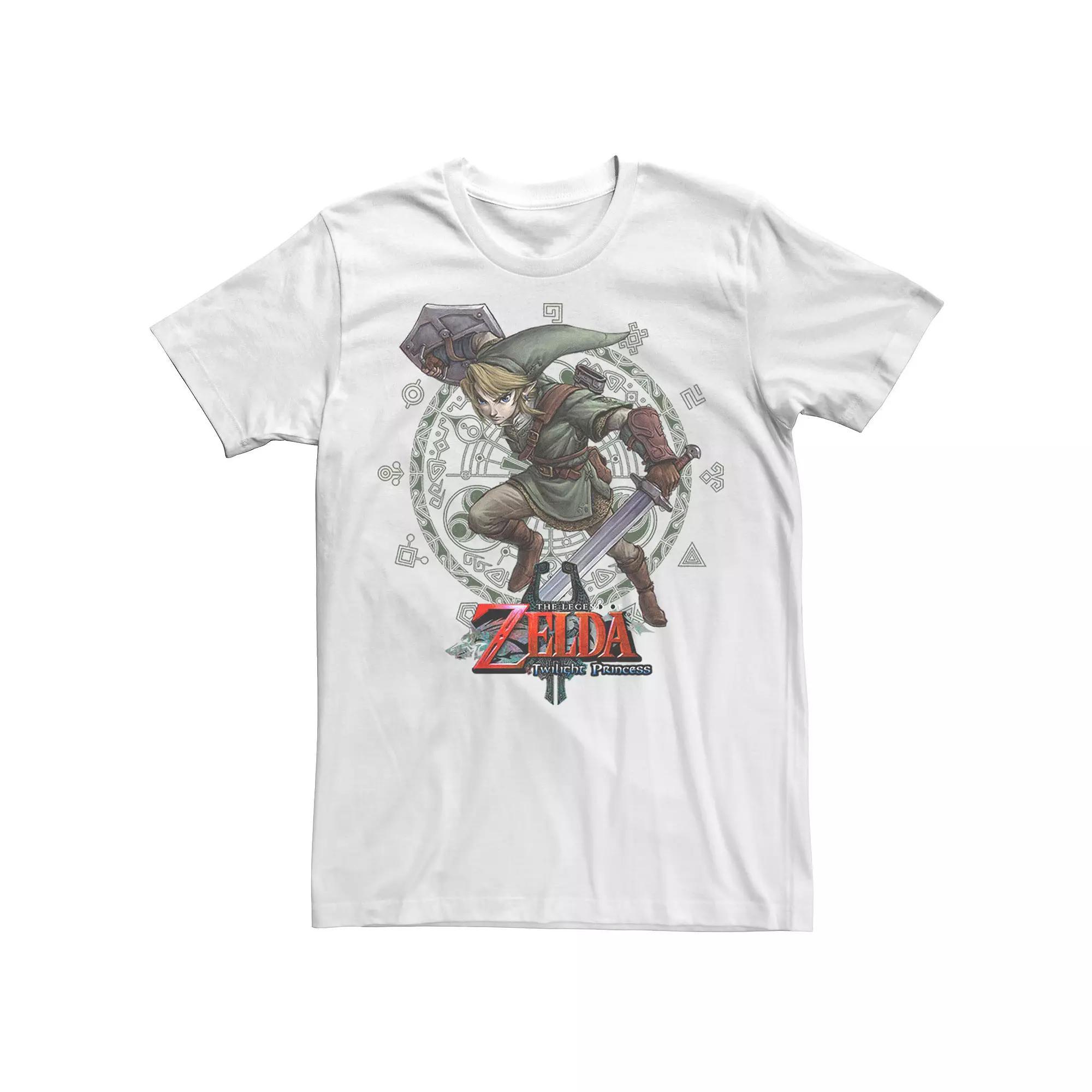 Men's Nintendo The Legend Of Zelda Twilight Princess Logo Tee, Size: Small, White Product Image