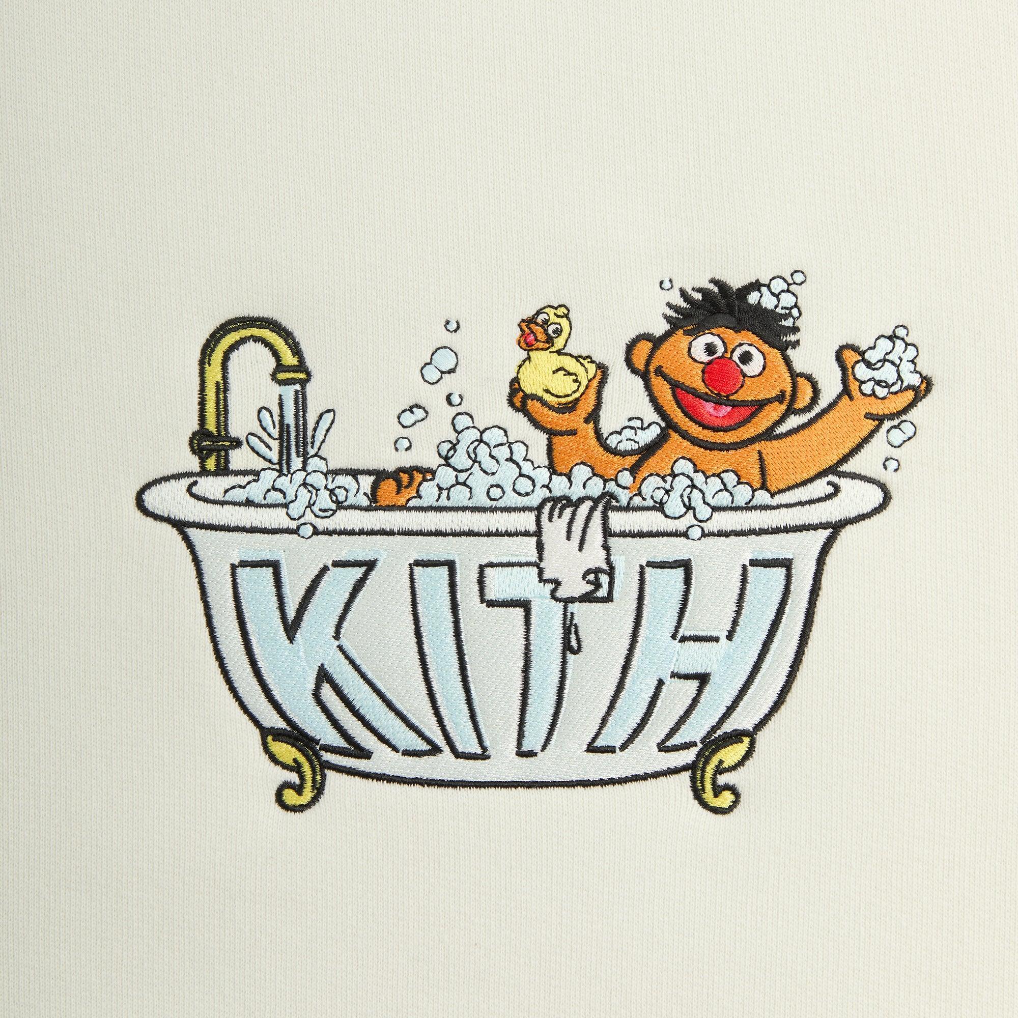 Kith for Sesame Street Ernie Nelson Crewneck - Chalk Male Product Image