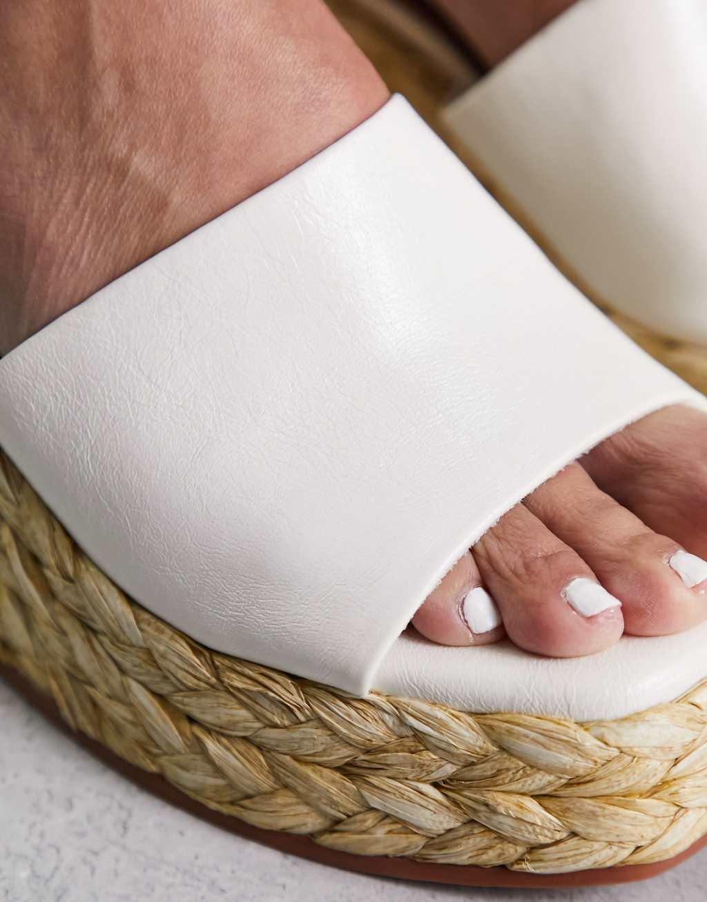 ASOS DESIGN Teo wedge mules Product Image