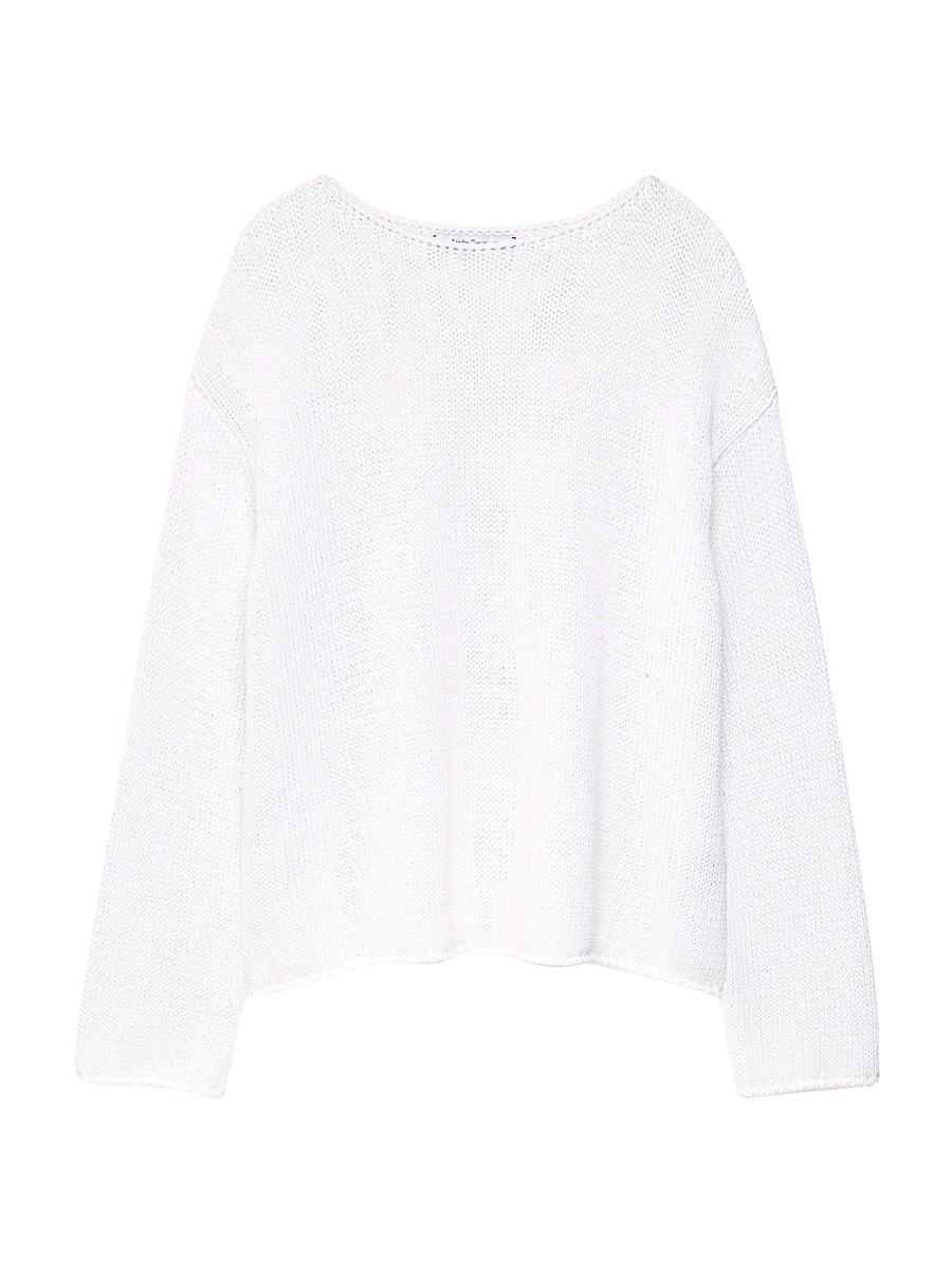 Womens Draped Knit Sweater Product Image