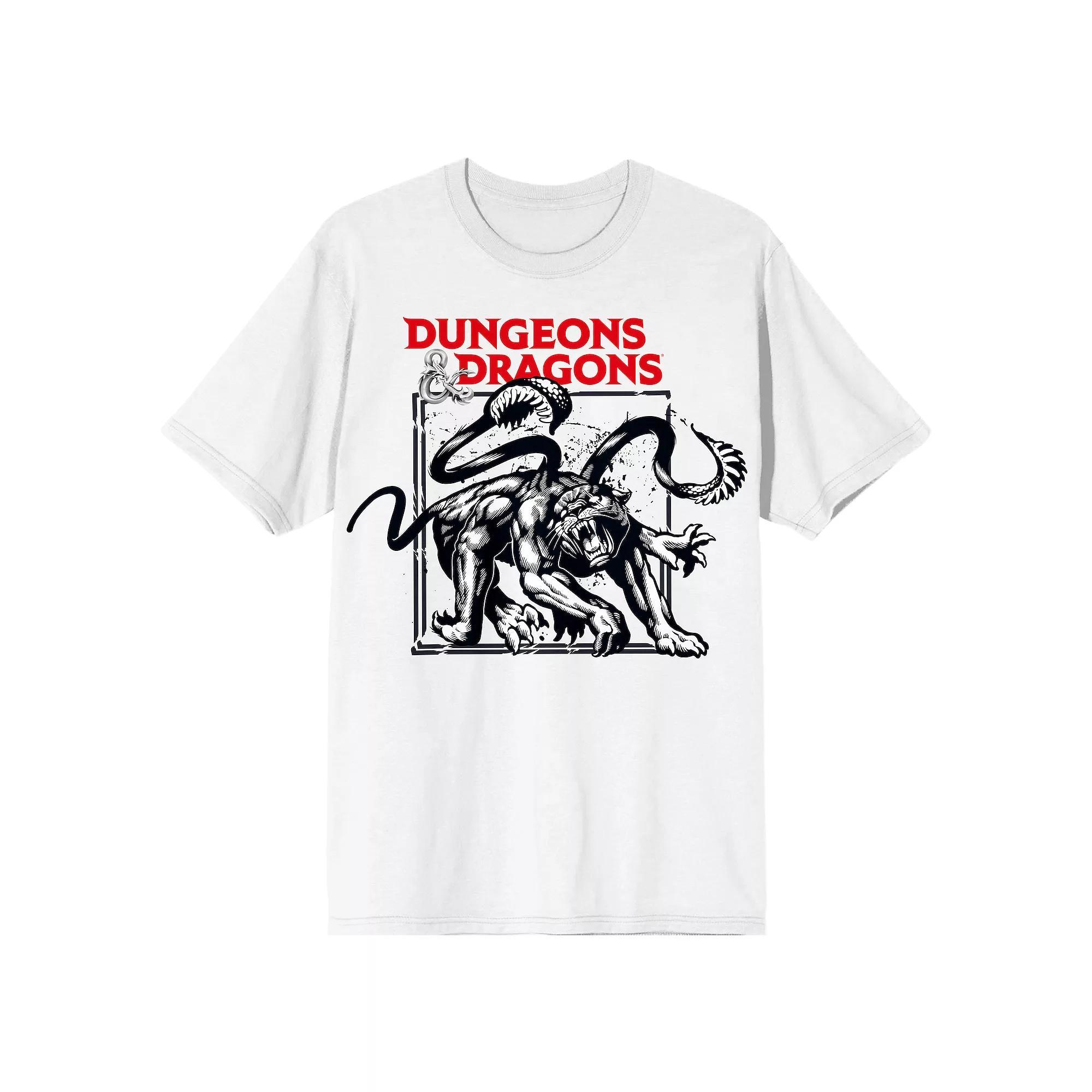 Men's Dungeons & Dragons Displacer Tee, Size: XXL, White Product Image