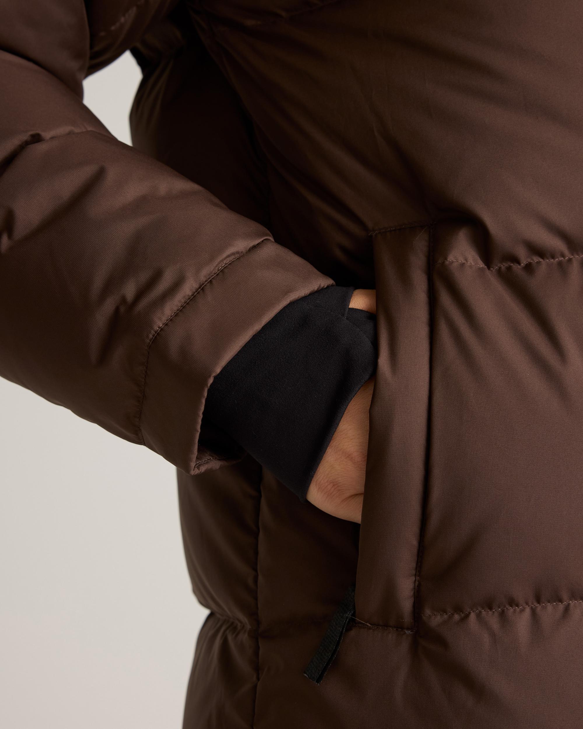 Quince | Women's Responsible Down Long Puffer Jacket Size XL, Recycled Polyester Product Image