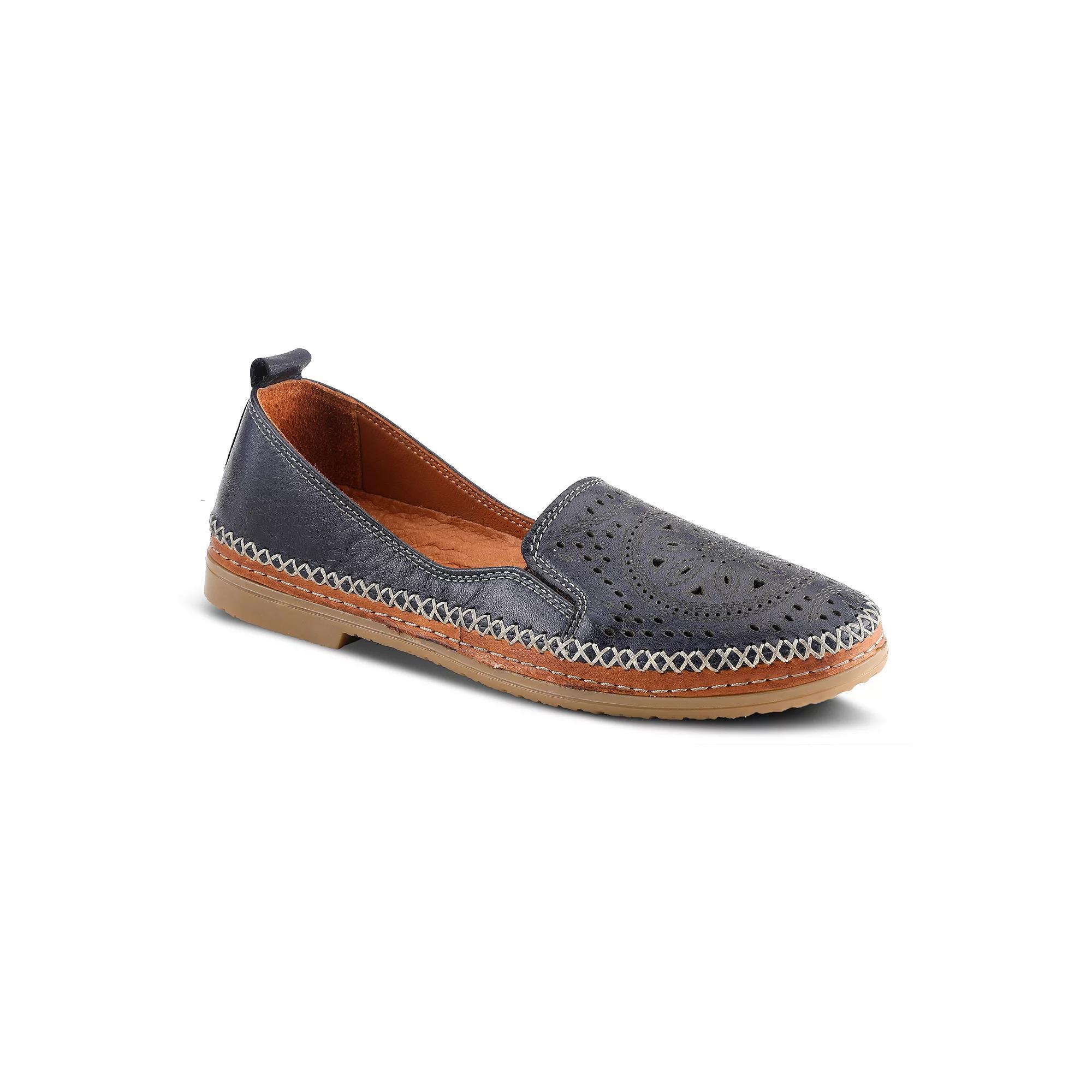 Spring Step Ingrid Women's Leather Loafers, Size: 36, Blue Product Image