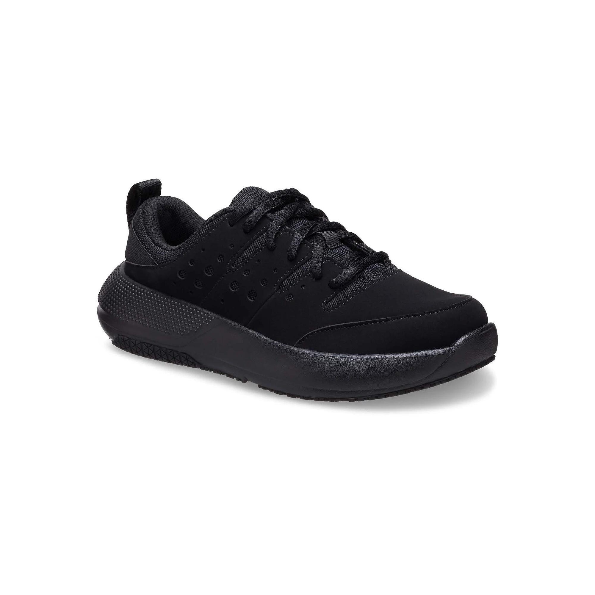Crocs On The Clock Women's Work Sneakers, Size: 8, Black Product Image