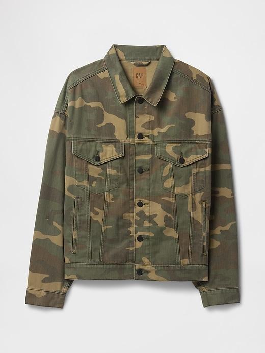 Camo Icon Denim Jacket Product Image