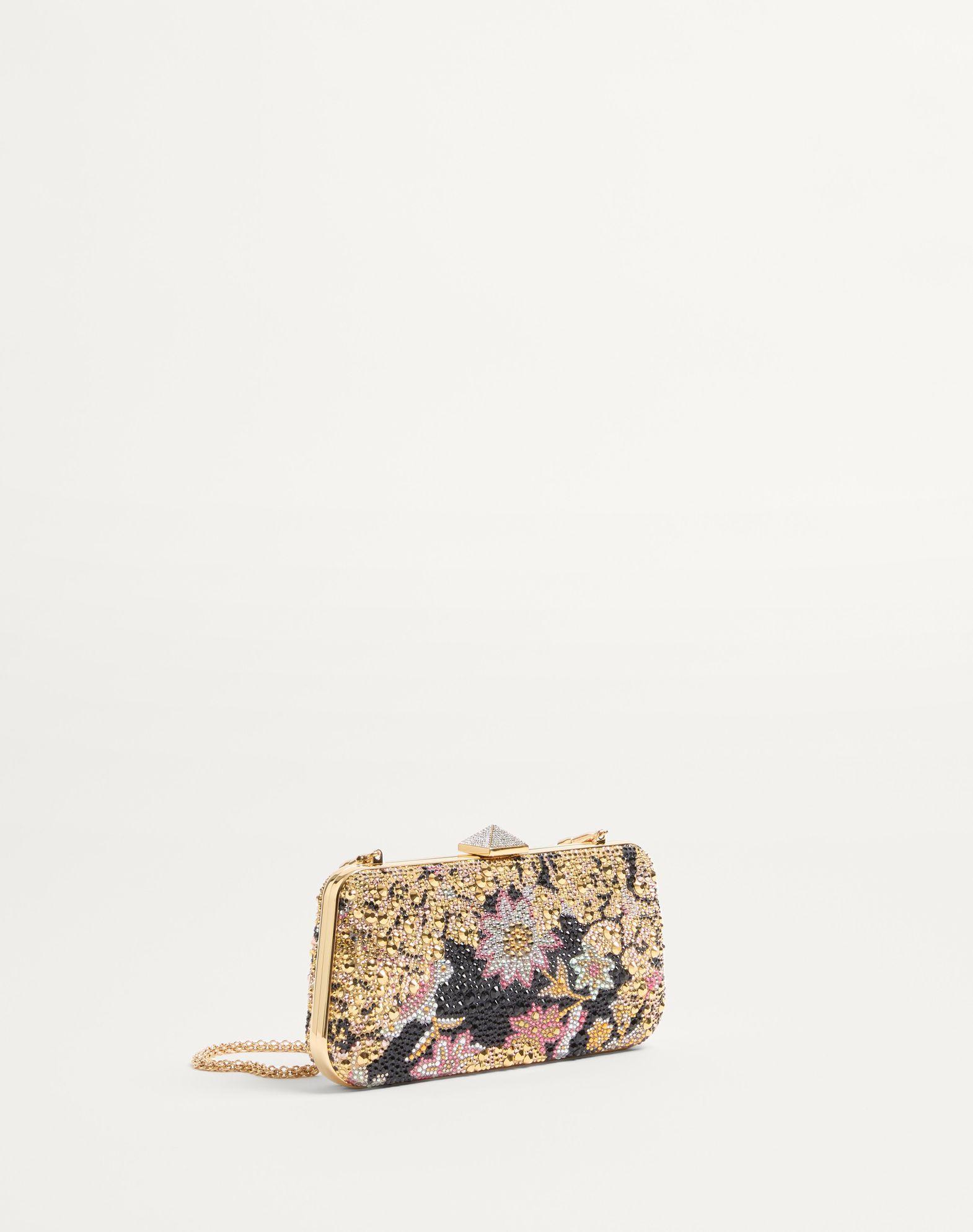 Carry Secrets Minaudiere With Rhinestones Apres L'Hiver Motif  Product Image