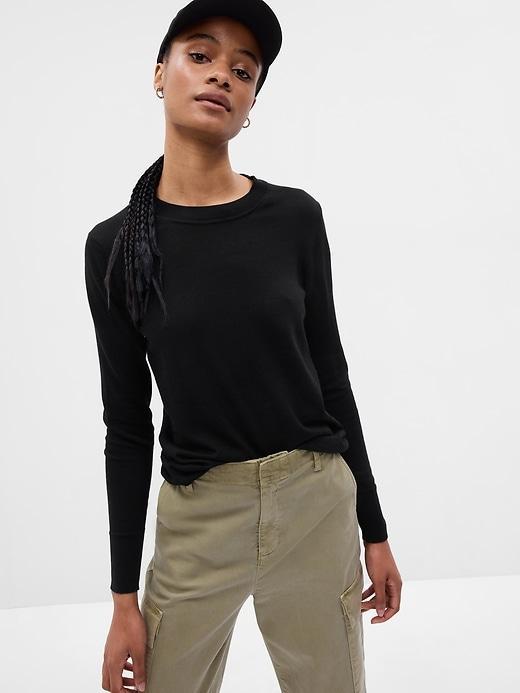 Merino Wool Crewneck Sweater Product Image