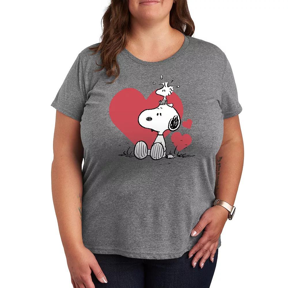 Disneys Mickey & Minnie Mouse Plus Sparkle Graphic Tee, Womens Product Image