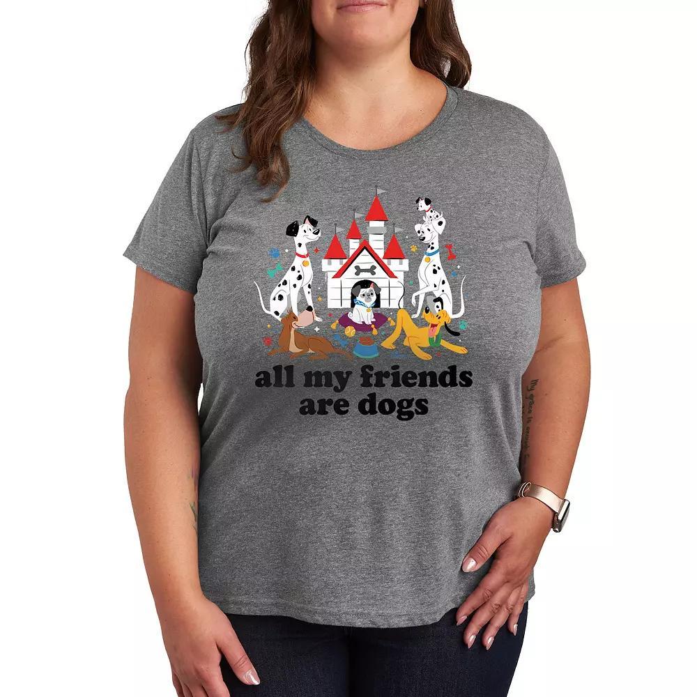 Disneys Mickey & Minnie Mouse Plus Sparkle Graphic Tee, Womens Product Image