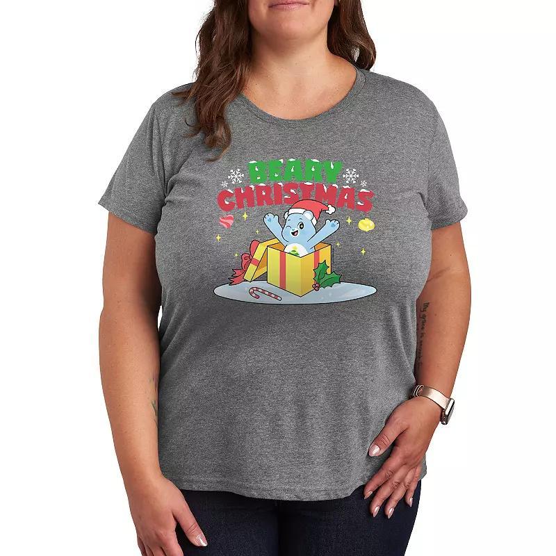 Plus Friends Happy Turkey Day Graphic Tee, Women's, Size: 1XL, Grey Gray Product Image