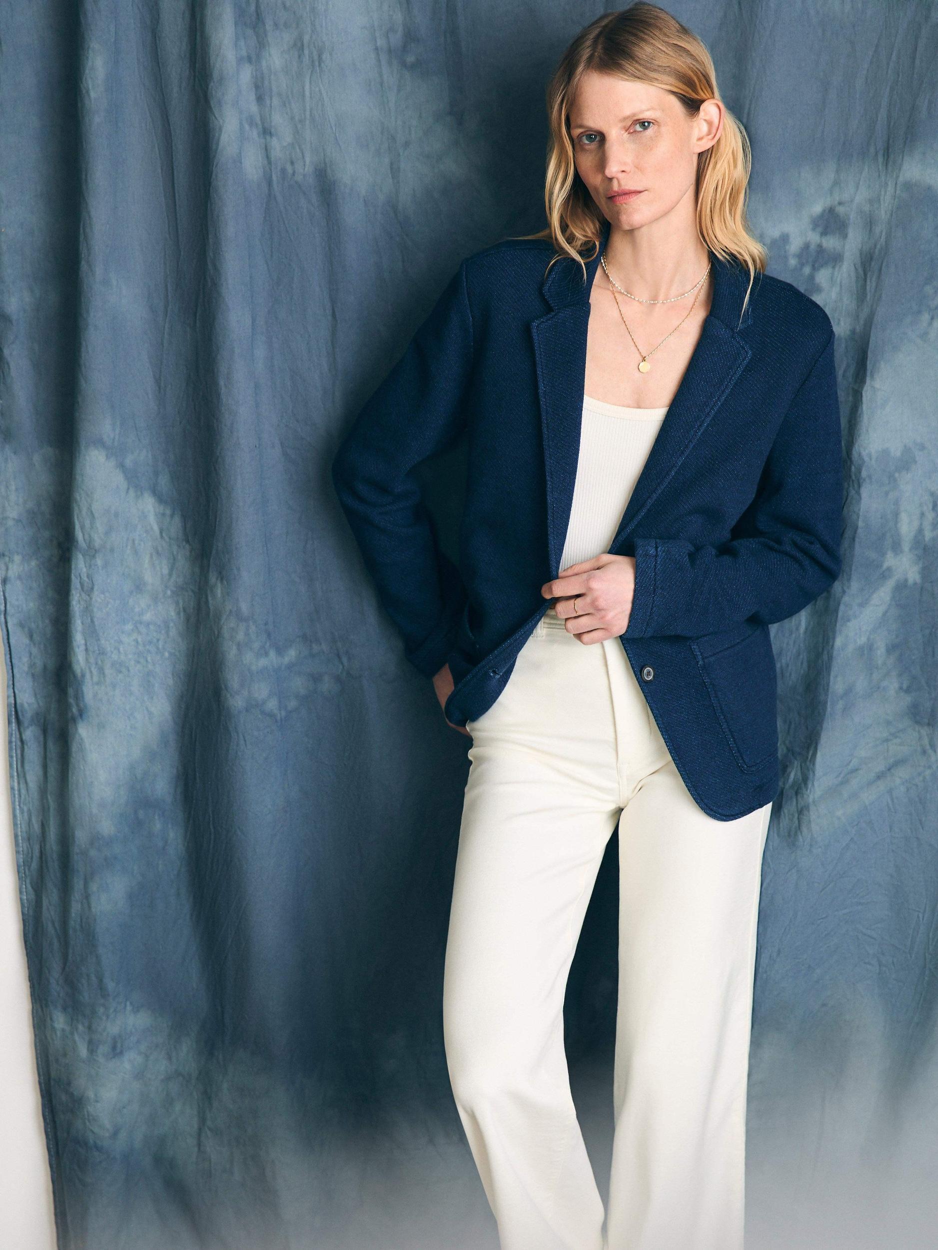 Inlet Knit Blazer - Hendricks Indigo Wash Female Product Image