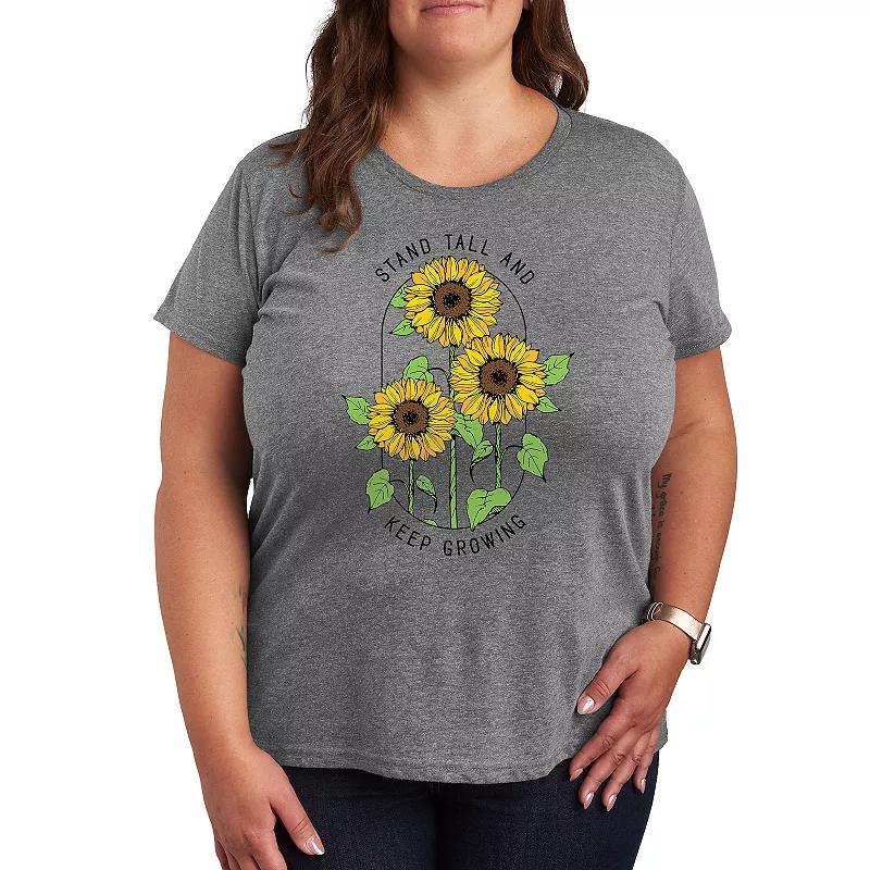 Disneys Donald Duck Plus Classic Graphic Tee, Womens Grey Gray Product Image