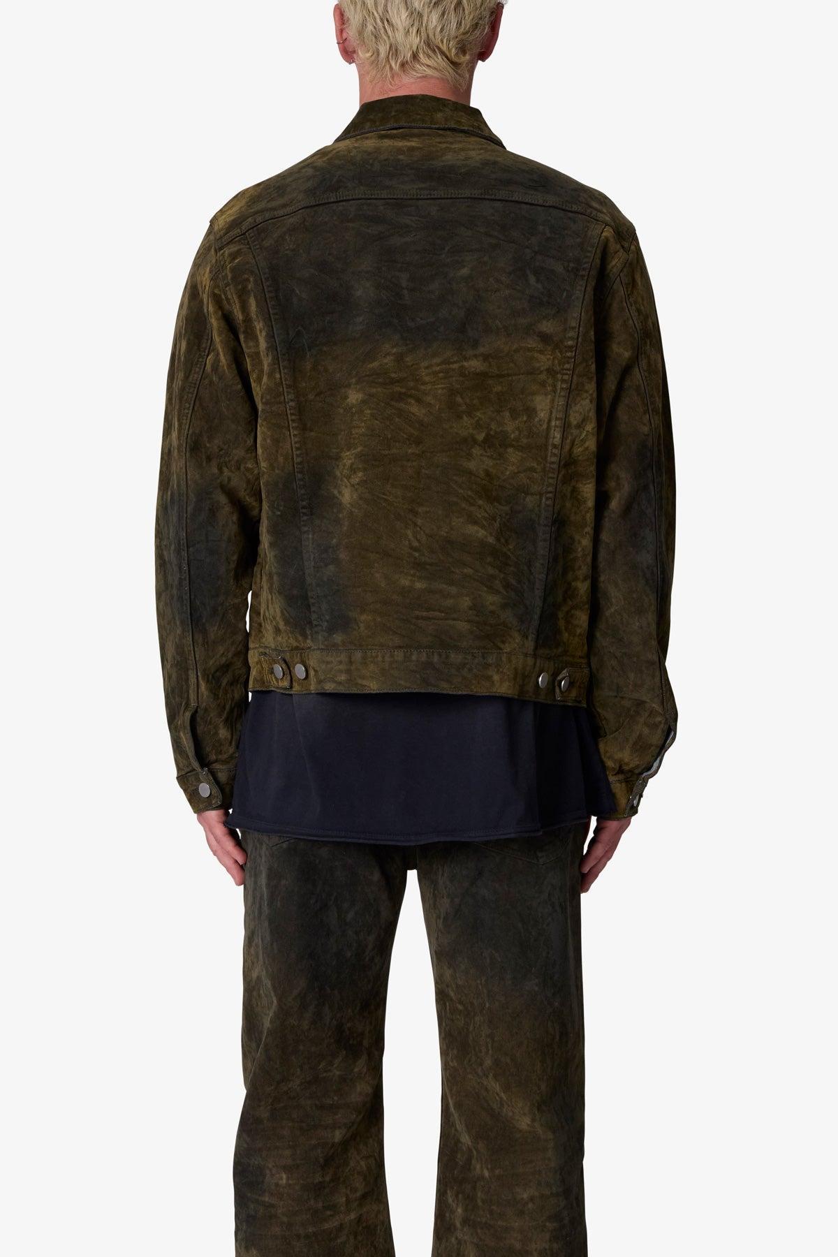 SL3 Suede Jacket - Olive/Black Product Image