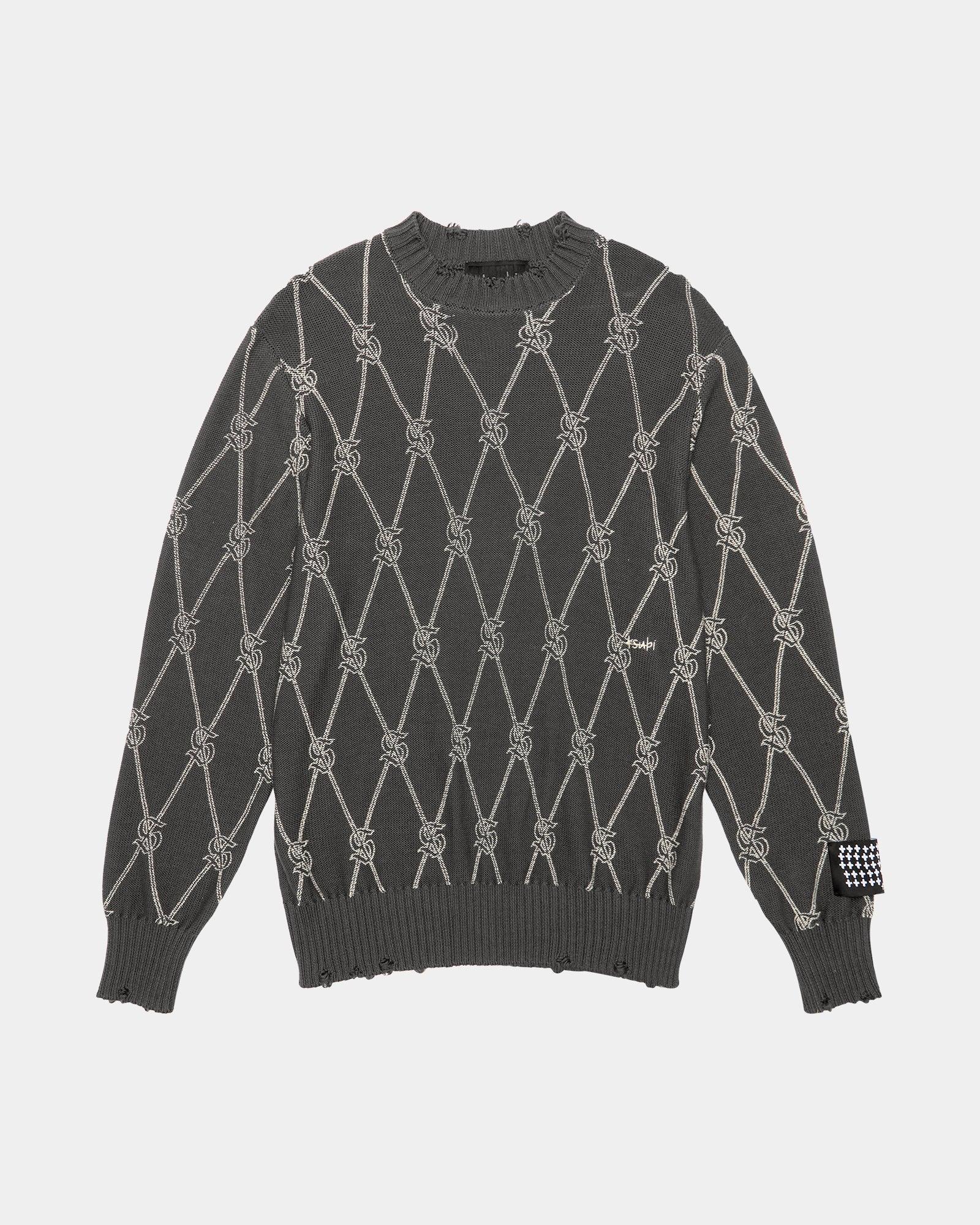 DIAMOND DOLLAR KNIT CREW GREY Male Product Image