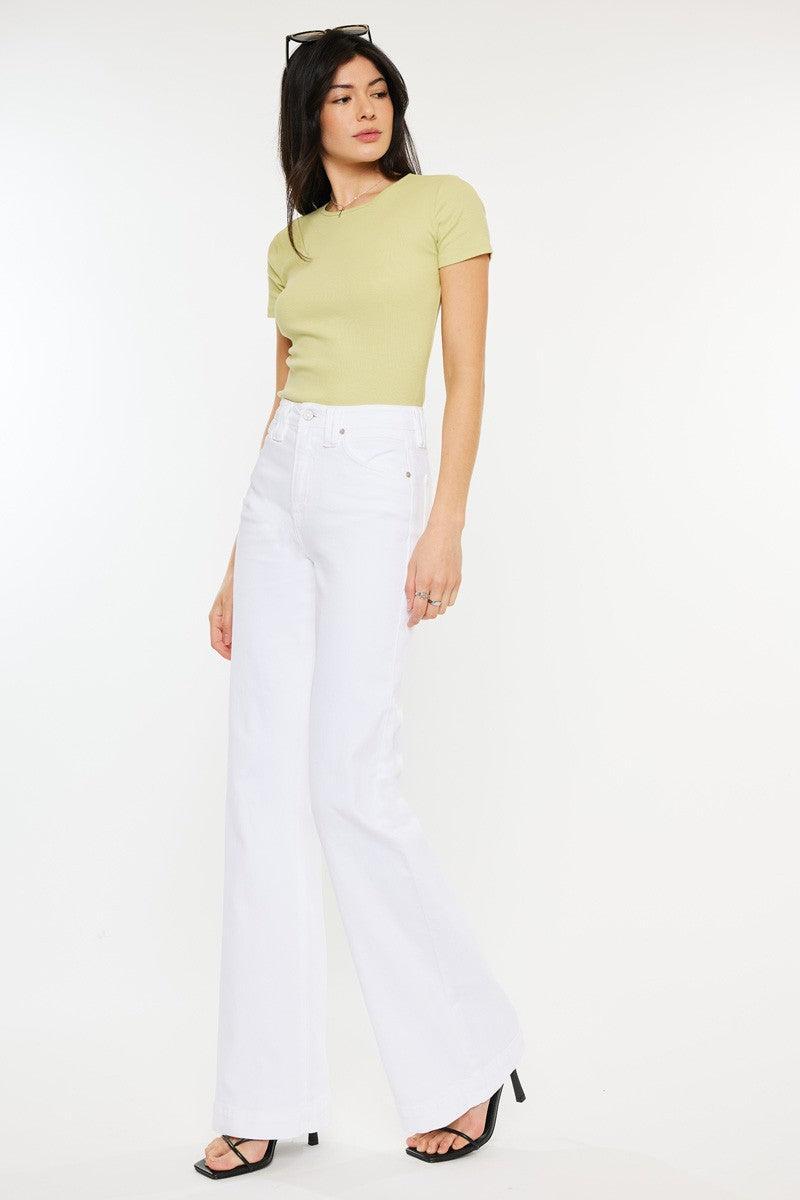 High rise wide flare jeans Product Image