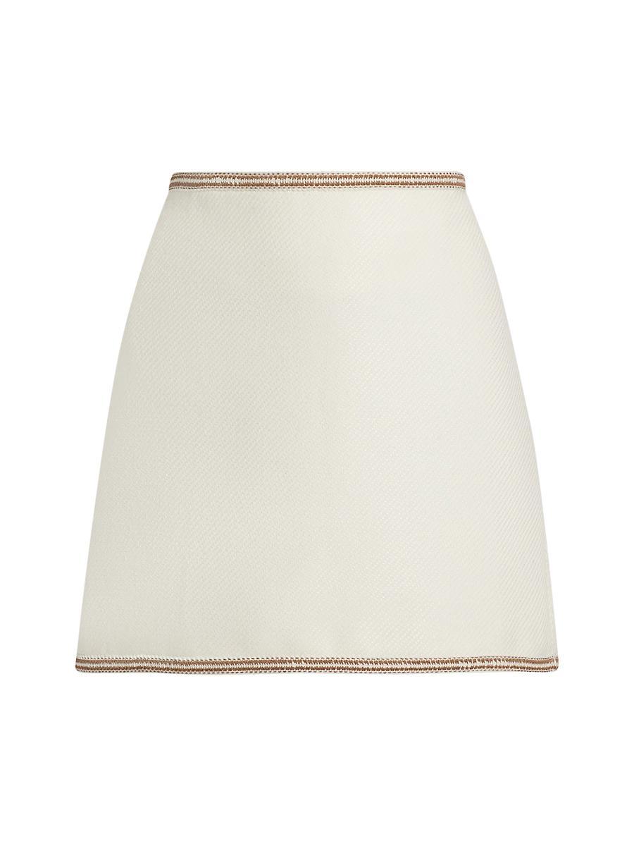 Womens Ohemia Cotton-Blend A-Line Miniskirt Product Image