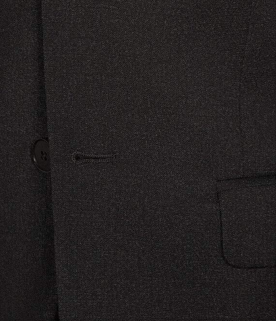 Armani Exchange Modern Fit Flat Front Solid 2-Piece Suit Product Image