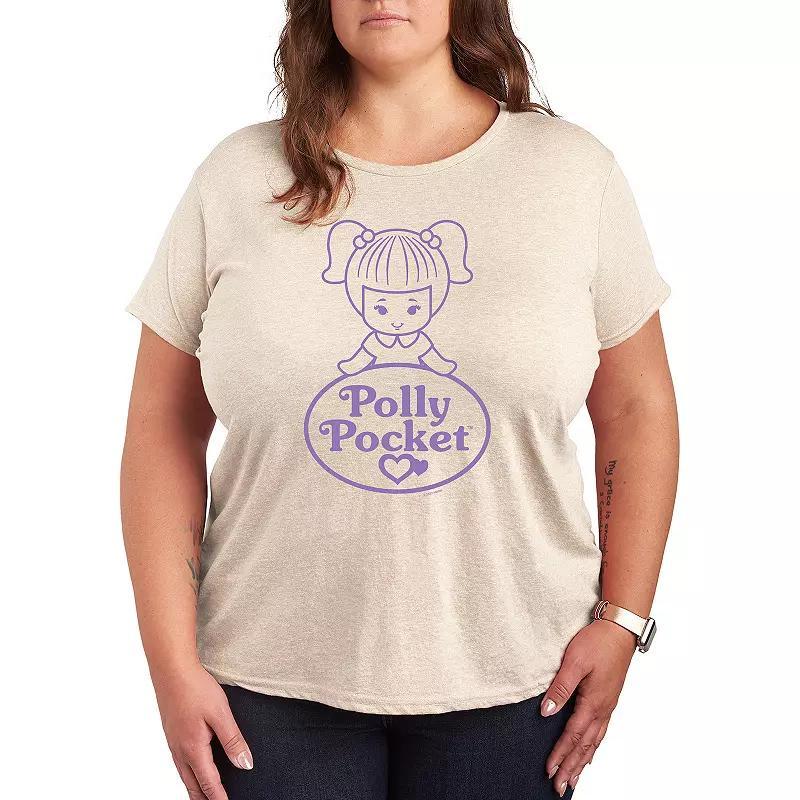 Plus Polly Pocket Logo And Doll Graphic Tee, Womens Product Image