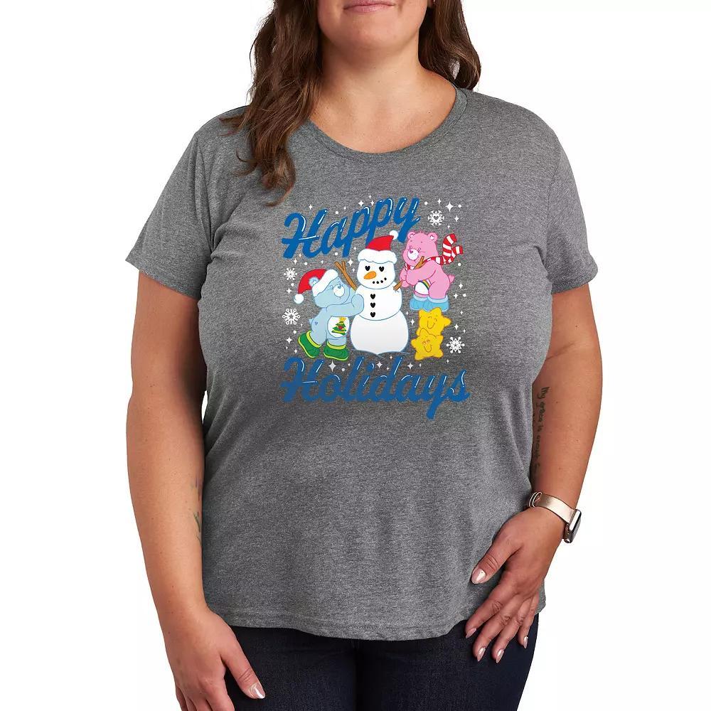 Plus Pete the Cat Ride The Waves Graphic Tee, Womens Grey Gray Product Image