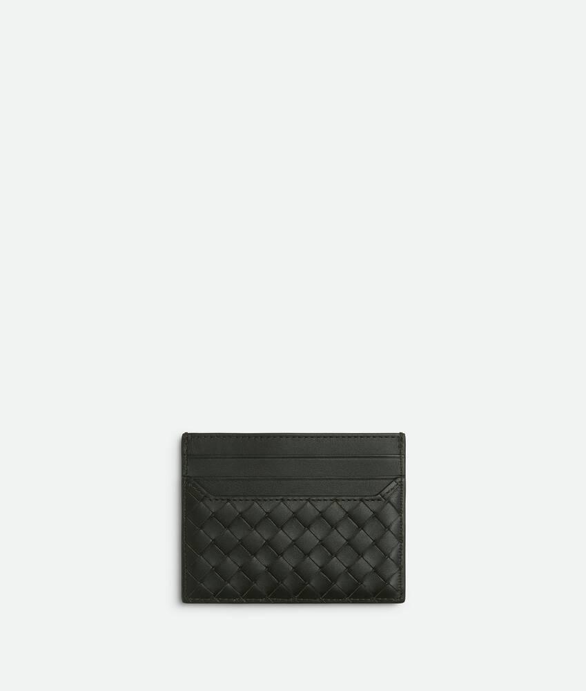 Men's Intrecciato Piccolo Card Case in Dark green Product Image