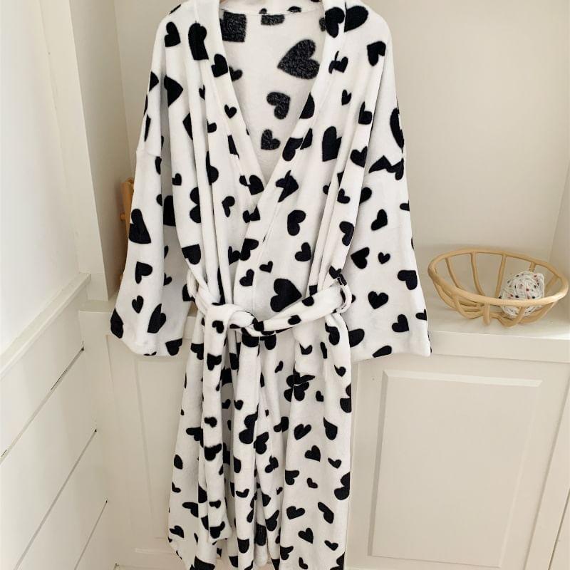 Heart Pajama Robe Product Image