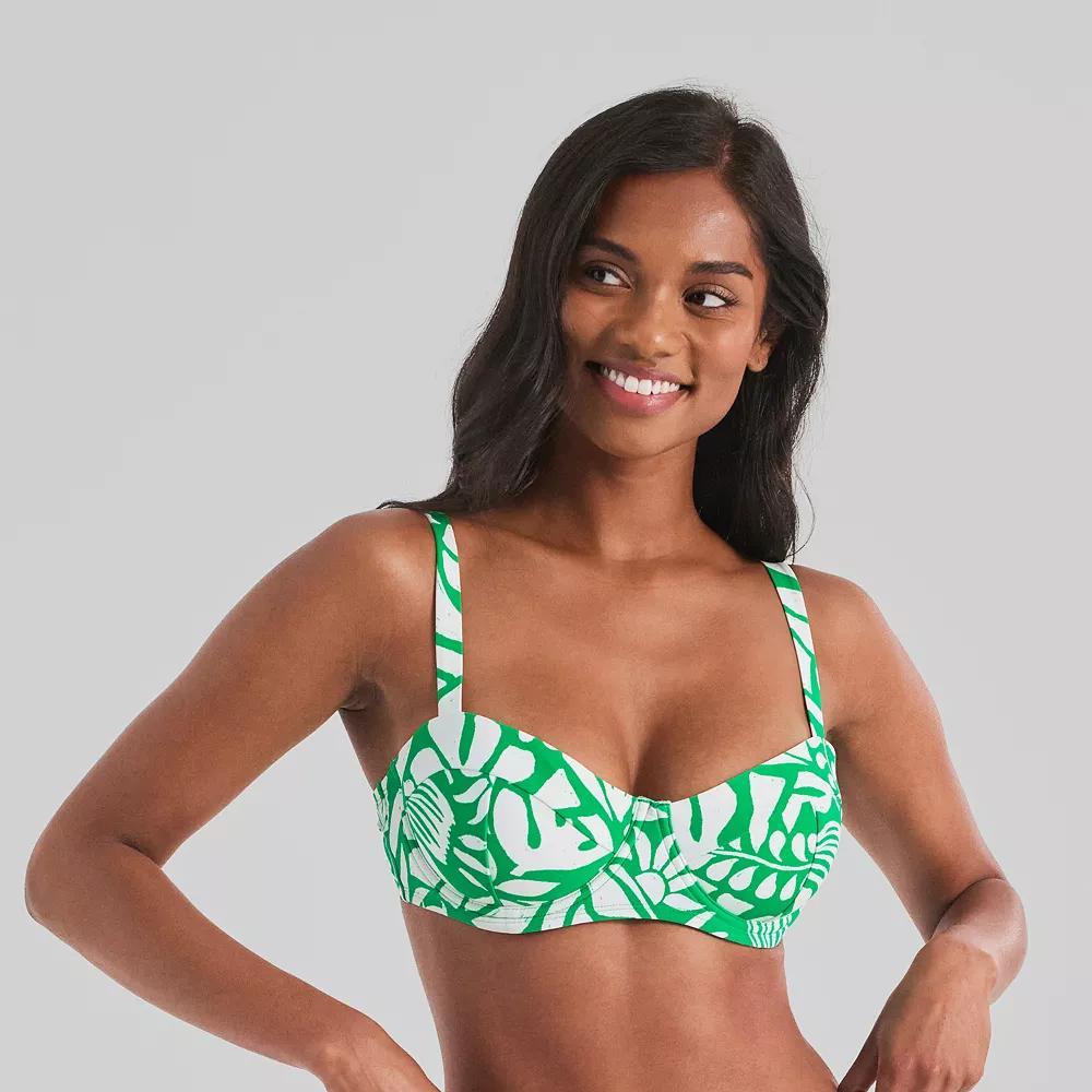 Women's Freshwater Underwire Bra Swim Top, Size: Medium, Bella Vita Product Image