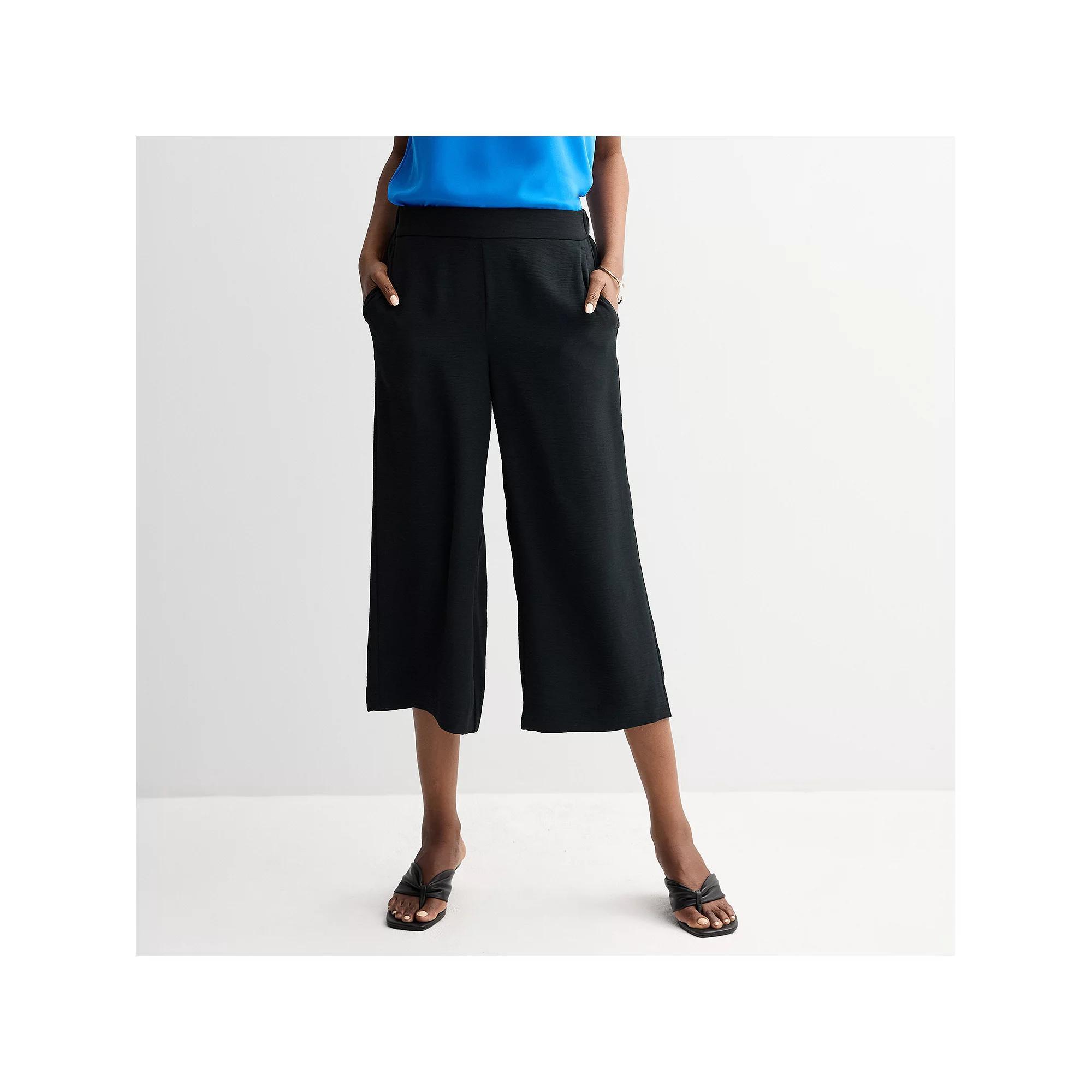 Women's Nine West Pull-On Wide-Leg Crop Pants, Size: Small, Orchid Landscape Product Image