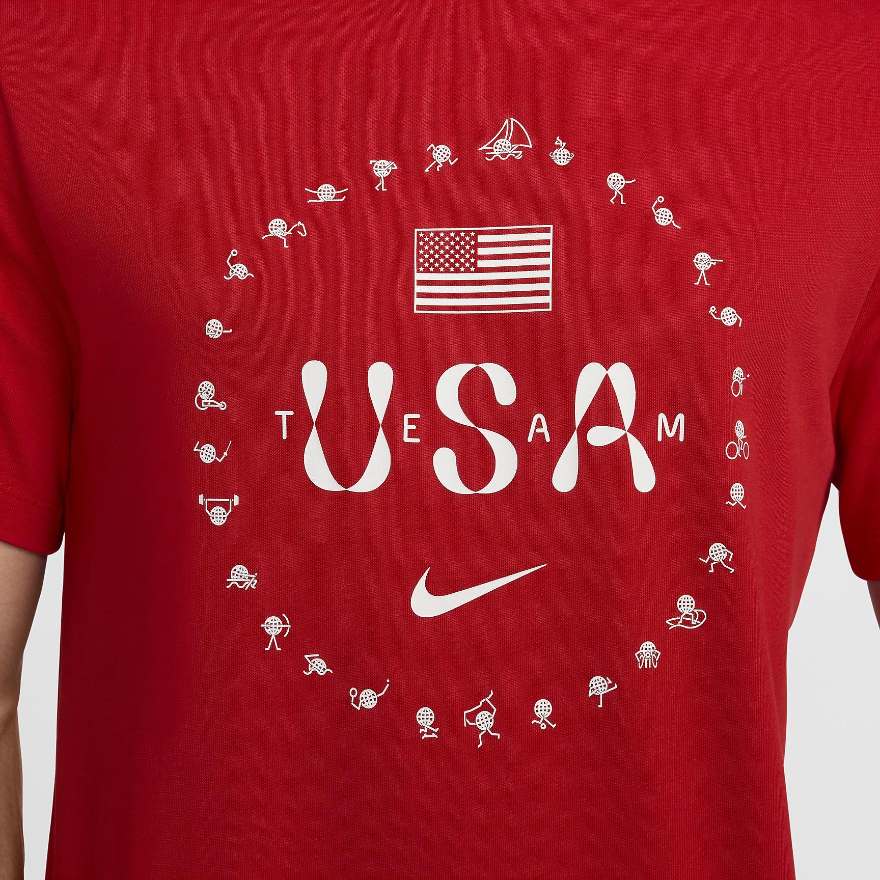 USA Premium Essential Icon Men's Nike T-Shirt Product Image