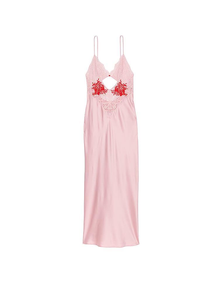 Dare to Dream Lace & Satin Long Slip Product Image