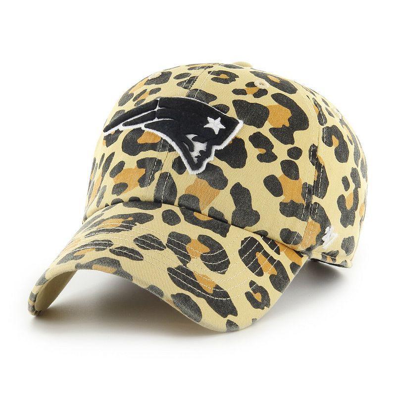 Women's '47 Tan New England Patriots Bagheera Clean Up Allover Adjustable Hat, Team Product Image
