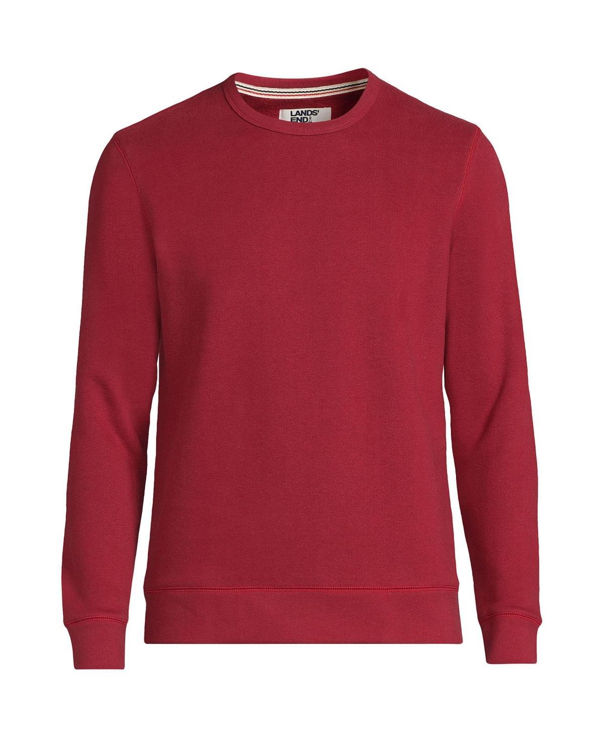 Mens Lands End Serious Sweats Crewneck Sweatshirt Grey Heather Product Image
