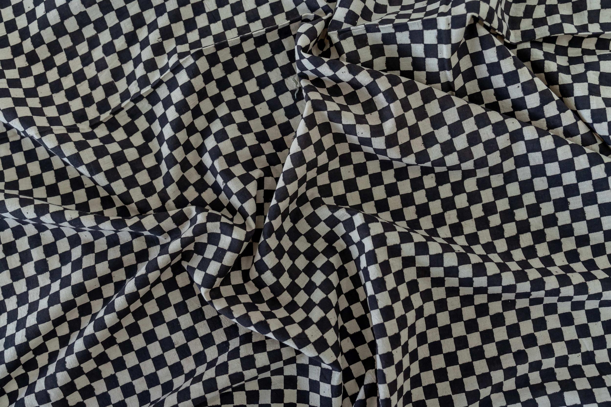 Block Printed Black Skirt Product Image
