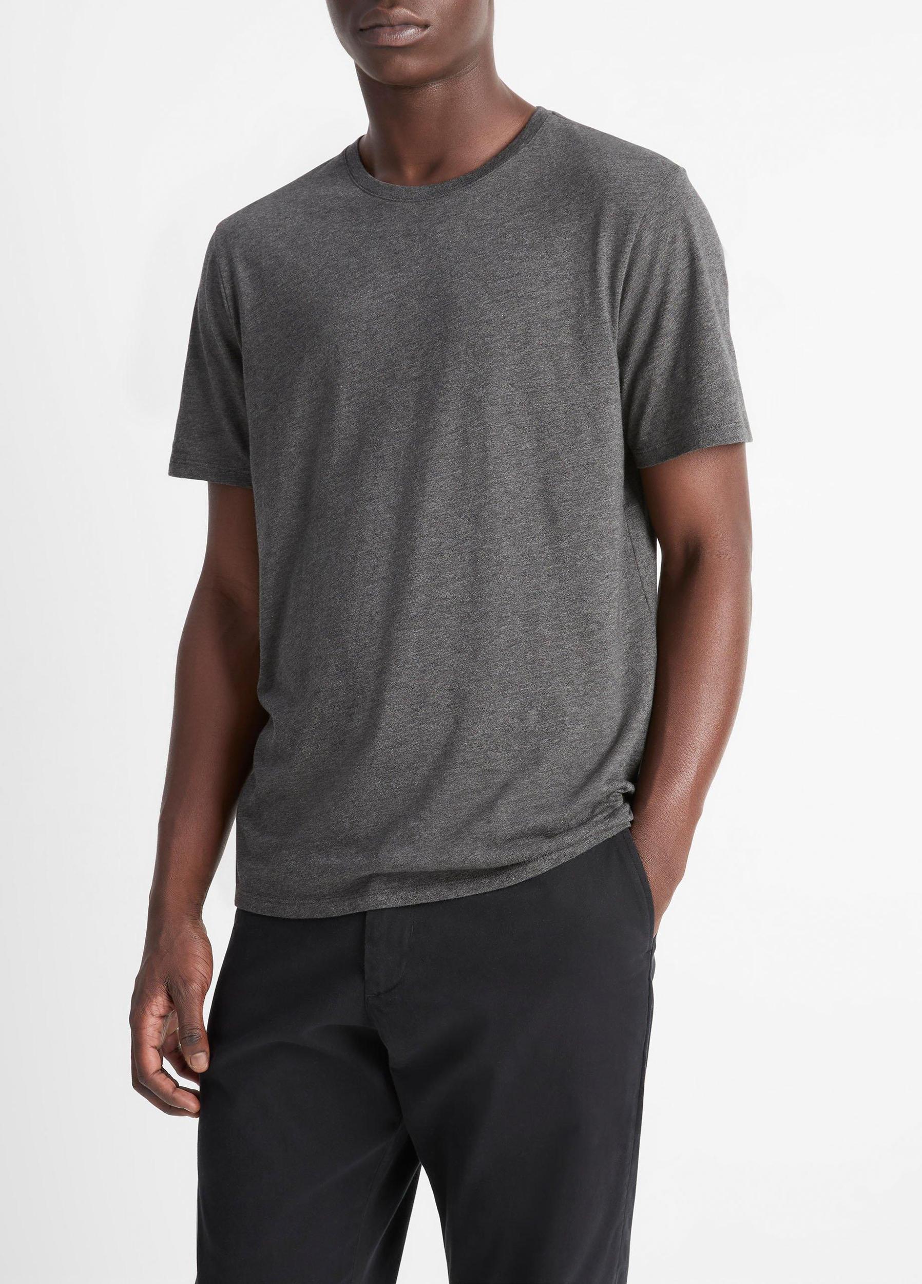 Pima Cotton Crew Neck T-Shirt Product Image