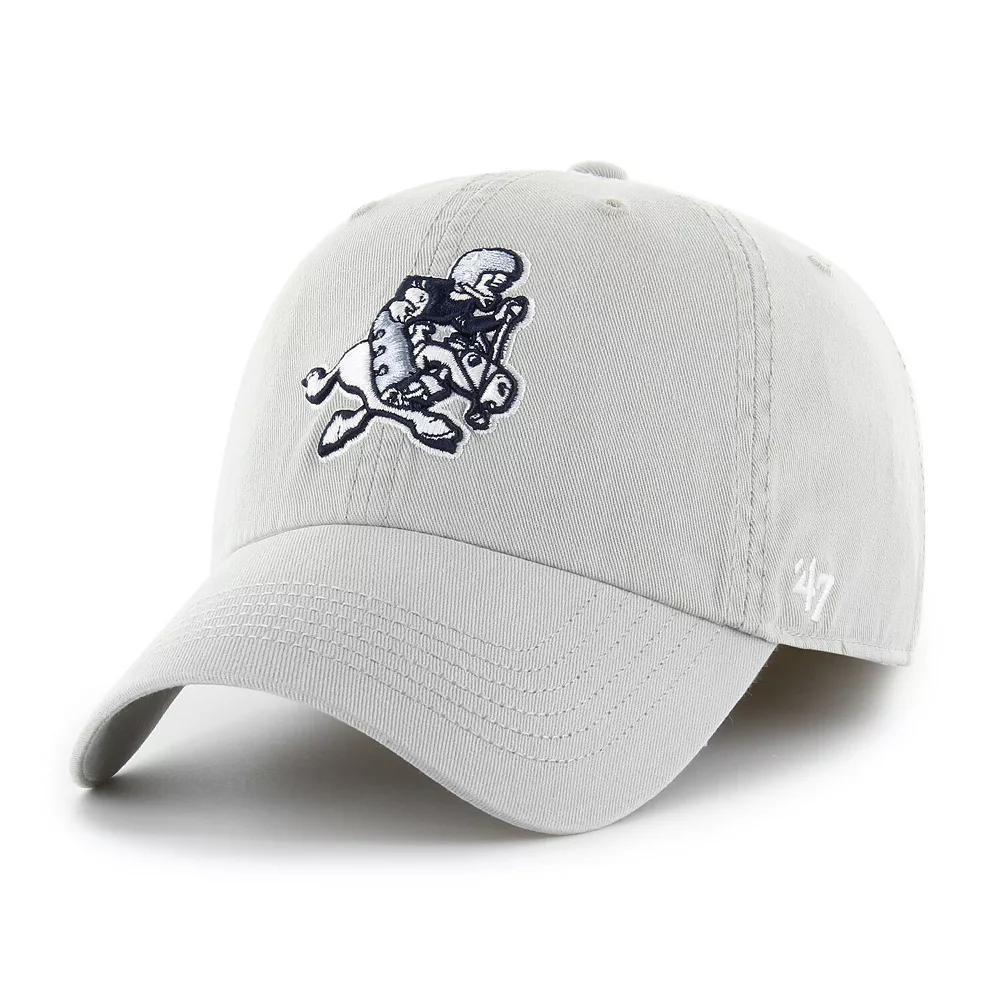 Men's '47 Gray Dallas Cowboys Gridiron Classics Franchise Legacy Fitted Hat, Size: Medium, Grey Product Image