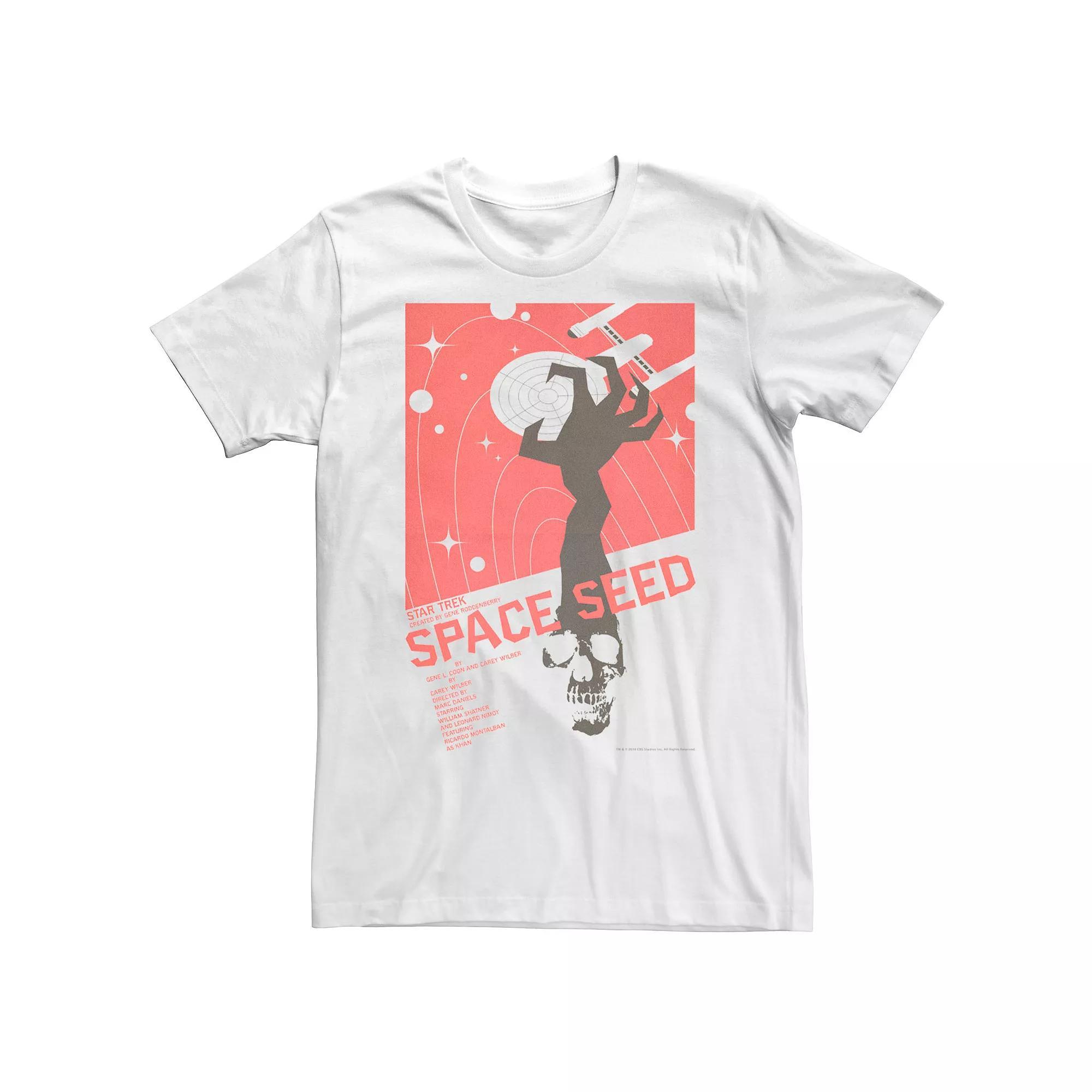 Men's Star Trek Original Series Space Poster Tee, Size: XXL, White Product Image