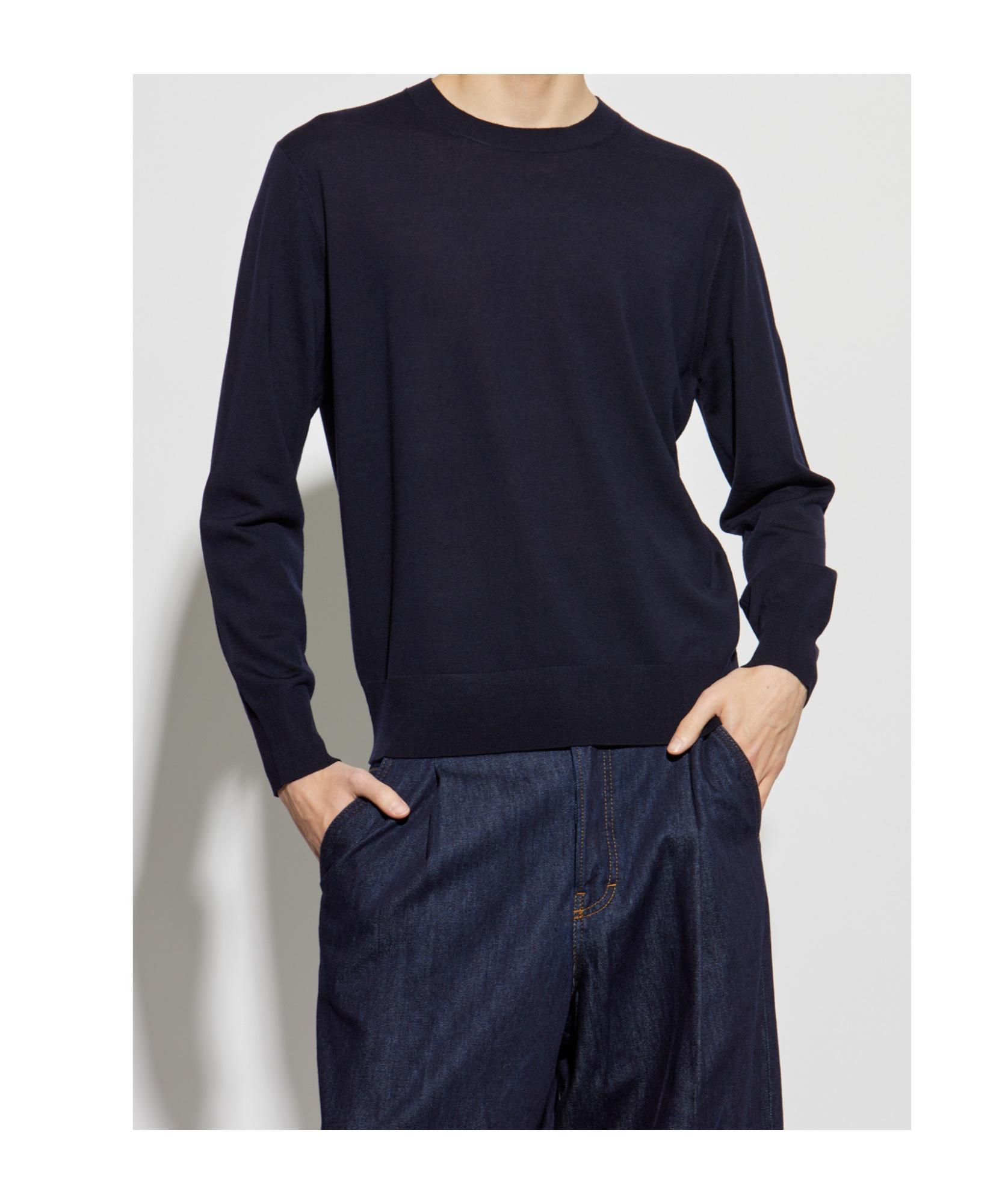 DRIES VAN NOTEN Long-sleeved Sweater In Black Product Image