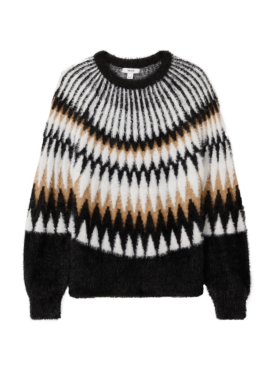 Womens Indi Fair Isle-Inspired Sweater Product Image