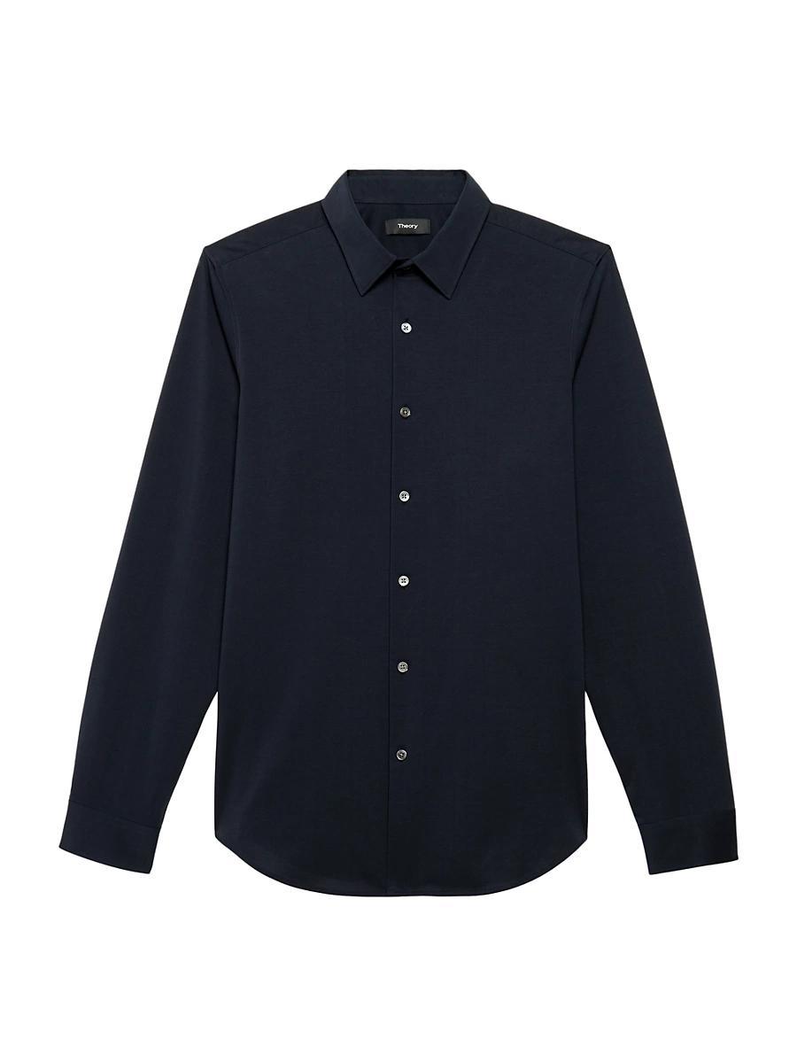 Mens Sylvain Shirt in Structure Knit Product Image