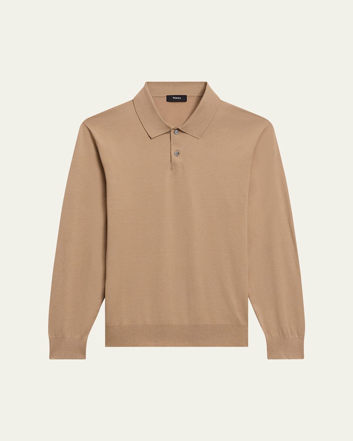 Mens Goris Long-Sleeve Polo Shirt Product Image