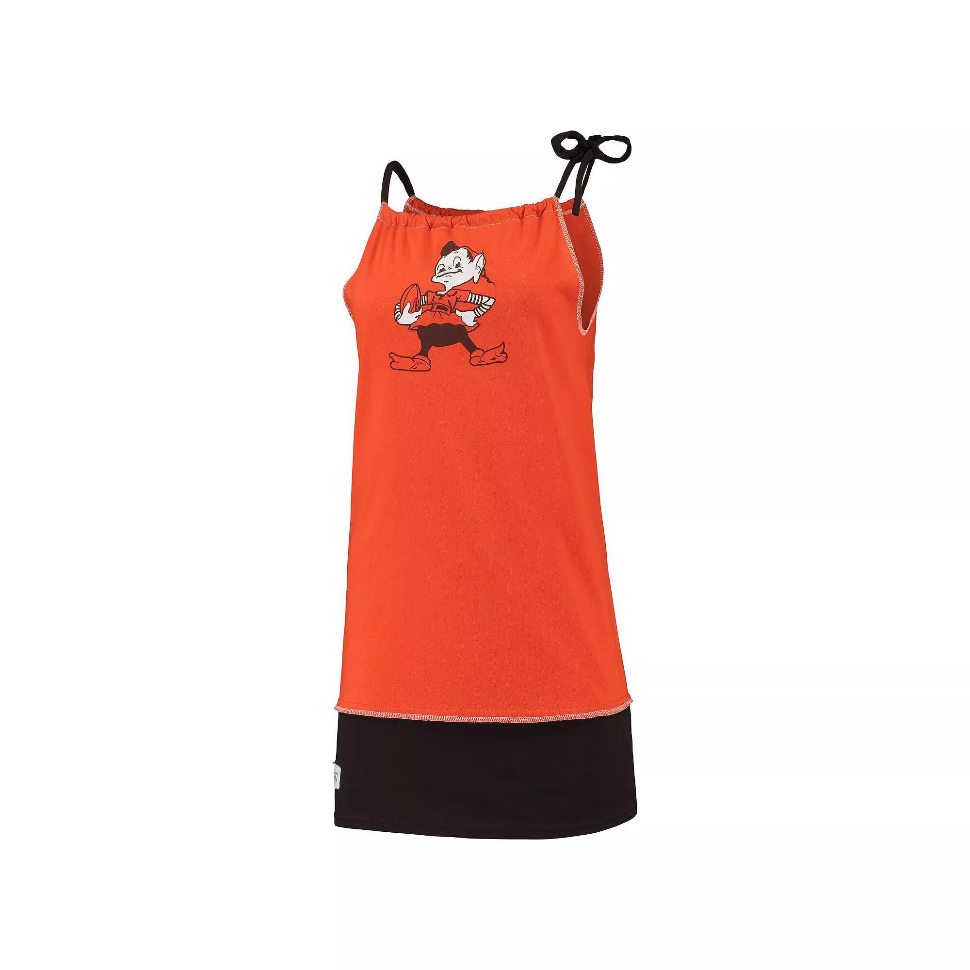 Womens Refried Apparel Cleveland Browns Sustainable Vintage Tank Top Dress Product Image